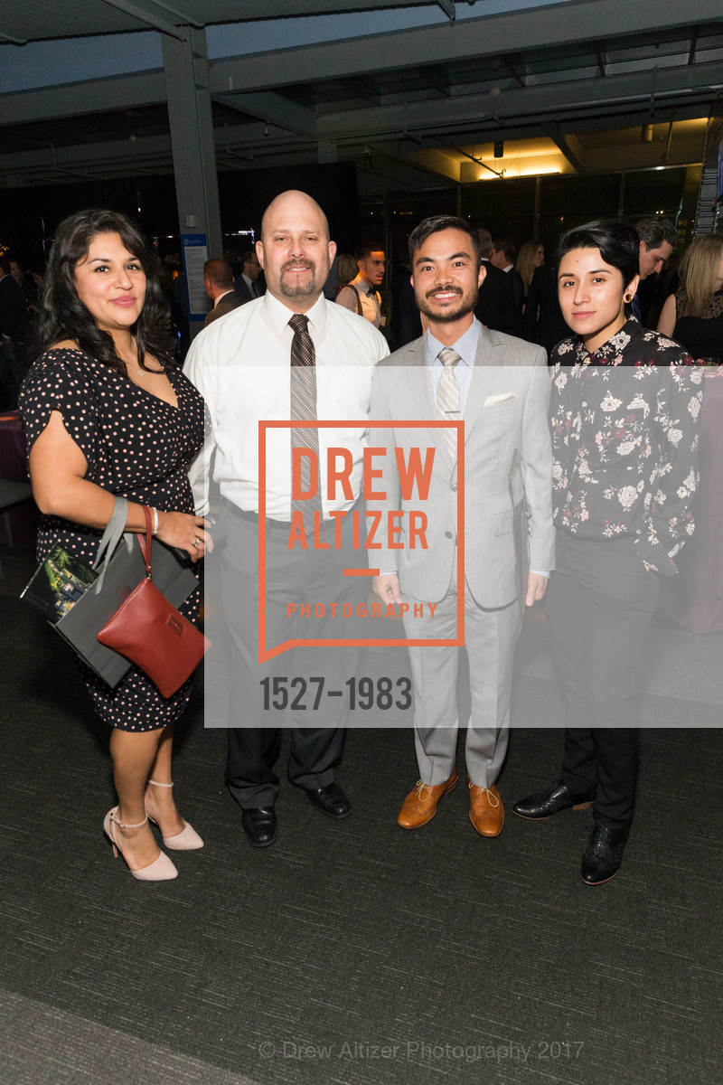 America Sosa, James Fink, Jon Campos, Jasmine Sosa, BUILD Gala 2017, James R. Herman International Cruise Ship Terminal. Pier 27, March 23rd, 2017, Photo #1527-1983 America Sosa, James Fink, Jon Campos, Jasmine Sosa, Photo #1527-1983