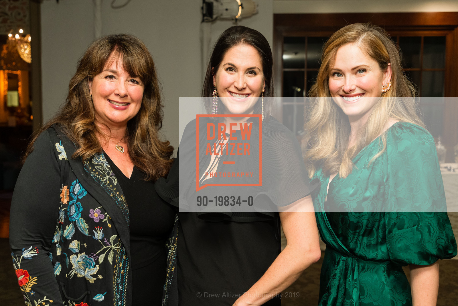 Ria Taormina, Nicole Krouse, Nikki Chang, Children of Shelters: Jingle & Mingle 2019, Fort Mason, General's Residence. 52 CHENERY ST, December 5th, 2019, Photo #90-19834-0 Ria Taormina, Nicole Krouse, Nikki Chang, Photo #90-19834-0