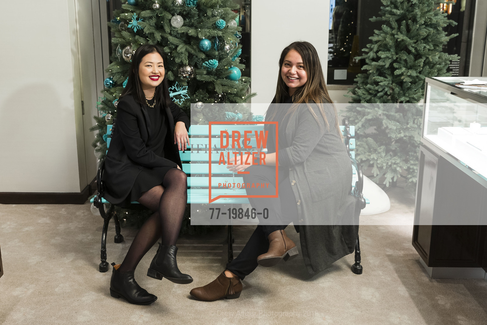 Maritza Flores, Eileen Tu, Tiffany & Co. Palo Alto Holiday Event 2019, Tiffany & Co. 149 Stanford Shopping Center, December 5th, 2019, Photo #77-19846-0 Maritza Flores, Eileen Tu, Photo #77-19846-0