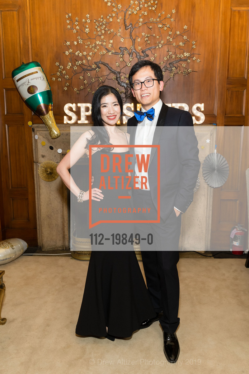 Christine Kang, Karl Jiang, Spinsters Holiday Ball 2019, Metropolitan Club. 640 Sutter S, December 7th, 2019, Photo #112-19849-0 Christine Kang, Karl Jiang, Photo #112-19849-0
