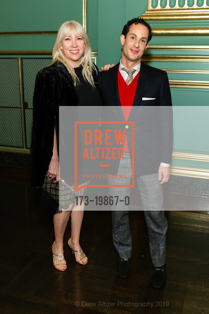 Gina Milano, Jeffrey Castaldo, Sotheby's Homes Holiday Party 2019, War Memorial Opera House- Green Room. 301 Van Ness, December 10th, 2019, Photo #173-19867-0 Gina Milano, Jeffrey Castaldo, Photo #173-19867-0
