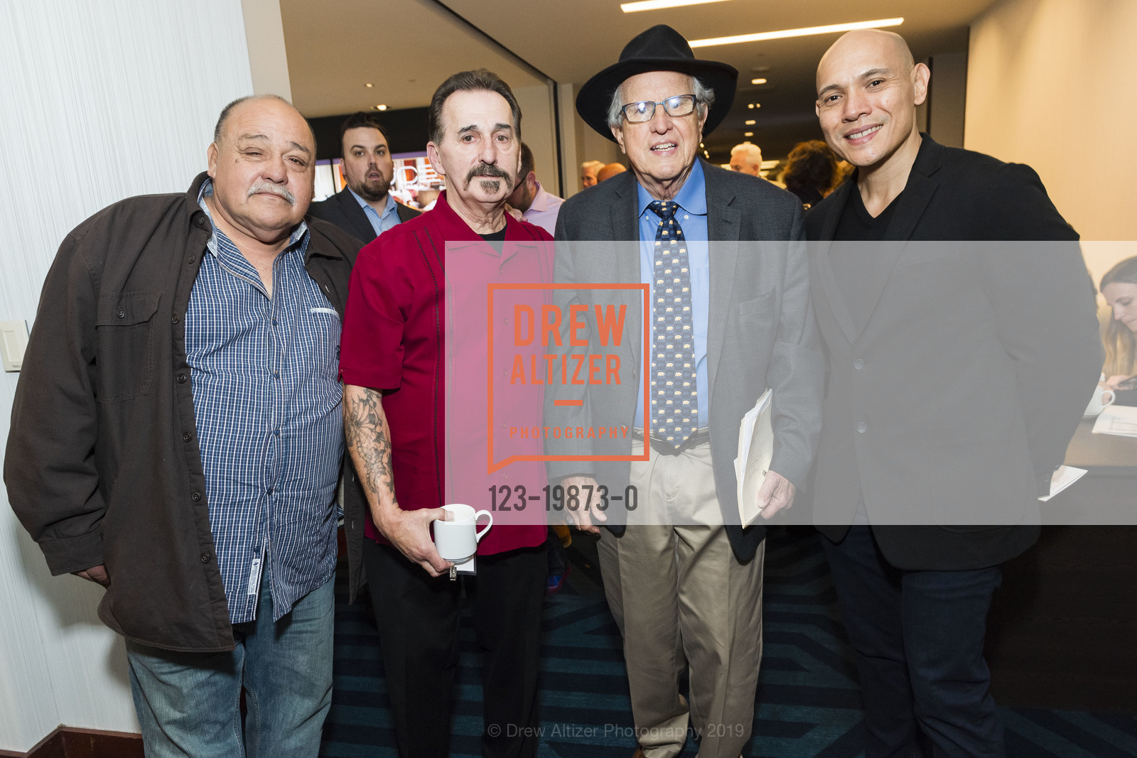 Richard Calderon, Wayne Garcia, David Smith, Loren Gissible, HealthRIGHT 360's Be The Change 2019, The Intercontinental Hotel. 888 Howard St, December 11th, 2019, Photo #123-19873-0 Richard Calderon, Wayne Garcia, David Smith, Loren Gissible, Photo #123-19873-0
