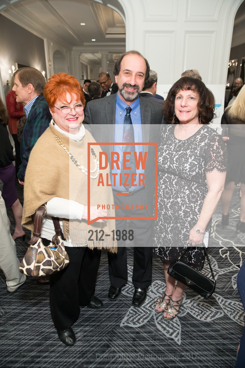 Ardesan Turner, Howard Sardas, Laura Sardas, 2017 Circles of Light Gala (COL), Ritz-Carlton Hotel. 600 Stockton St, March 25th, 2017, Photo #212-1988 Ardesan Turner, Howard Sardas, Laura Sardas, Photo #212-1988