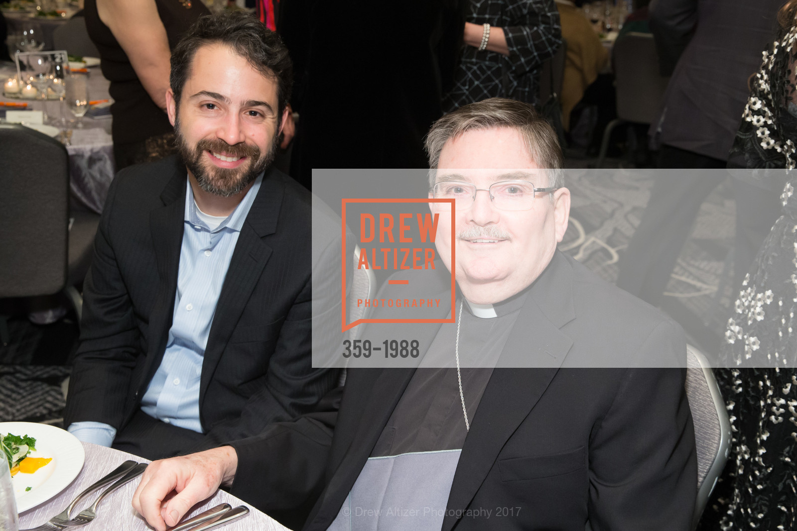 Joshua Karlin-Resnick, William Justice, 2017 Circles of Light Gala (COL), Ritz-Carlton Hotel. 600 Stockton St, March 25th, 2017, Photo #359-1988 Joshua Karlin-Resnick, William Justice, Photo #359-1988