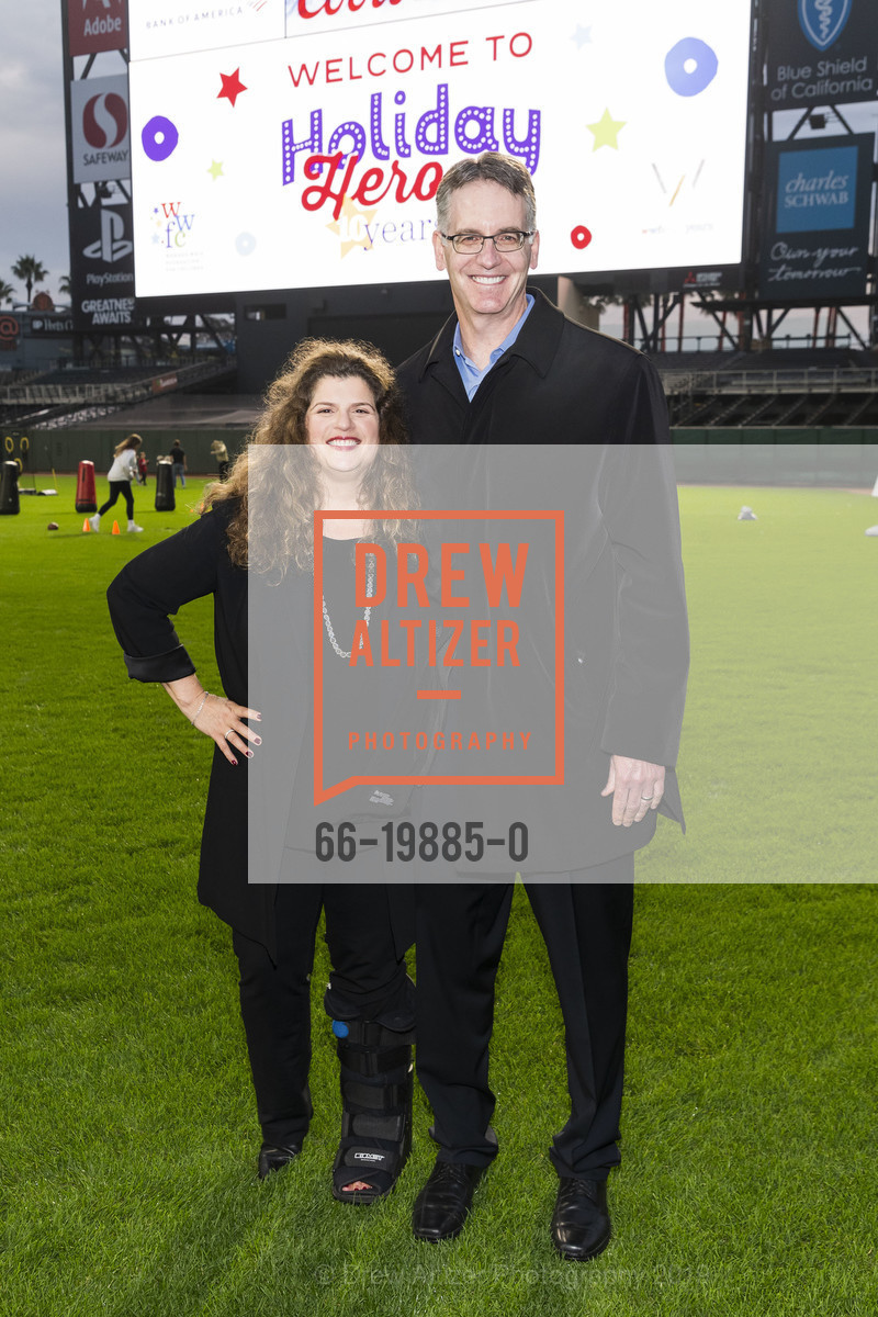 Amy Wender-Hoch, John Hoch, Holiday Heroes 2019, Oracle Park. 24 willie mays plaza, December 10th, 2019, Photo #66-19885-0 Amy Wender-Hoch, John Hoch, Photo #66-19885-0