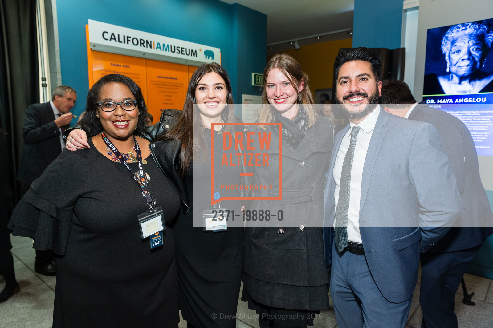 Mia Watts, Lily Rushing, Sabrina Abbott, Victor Christy, 13th Annual California Hall of Fame Ceremony, California Museum. 1020 O St., Sacramento CA 95814, December 10th, 2019, Photo #2371-19888-0 Mia Watts, Lily Rushing, Sabrina Abbott, Victor Christy, Photo #2371-19888-0