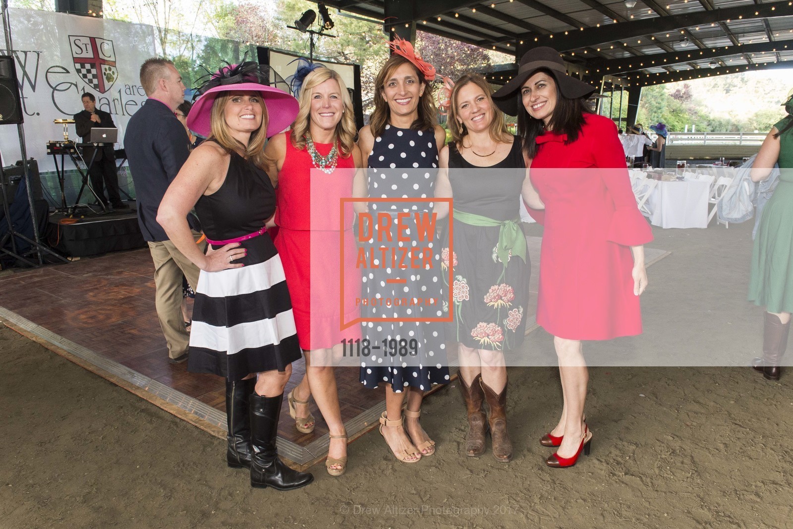 Laurie Bredel, Kristin Degnan, Paula Sheehan, Gina Stathacopoulos, Linda Moroney, Tiger Trifecta-St. Charles School Auction, National Center For Equine Facilitated Therapy. 880 Runnymede Rd, March 25th, 2017, Photo #1118-1989 Laurie Bredel, Kristin Degnan, Paula Sheehan, Gina Stathacopoulos, Linda Moroney, Photo #1118-1989
