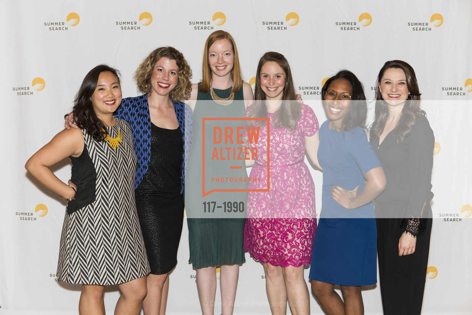 Crystal Yang, Brenda Boyle, Kara Leslie, Katherine Frazier-Archila, Leide Cabral, Alex Goldberg, Summer Search Silicon Valley Gala, Sharon Heights Golf & Country Club. 2900 Sand Hill Road, Menlo Park CA 94025, March 23rd, 2017, Photo #117-1990 Crystal Yang, Brenda Boyle, Kara Leslie, Katherine Frazier-Archila, Leide Cabral, Alex Goldberg, Photo #117-1990