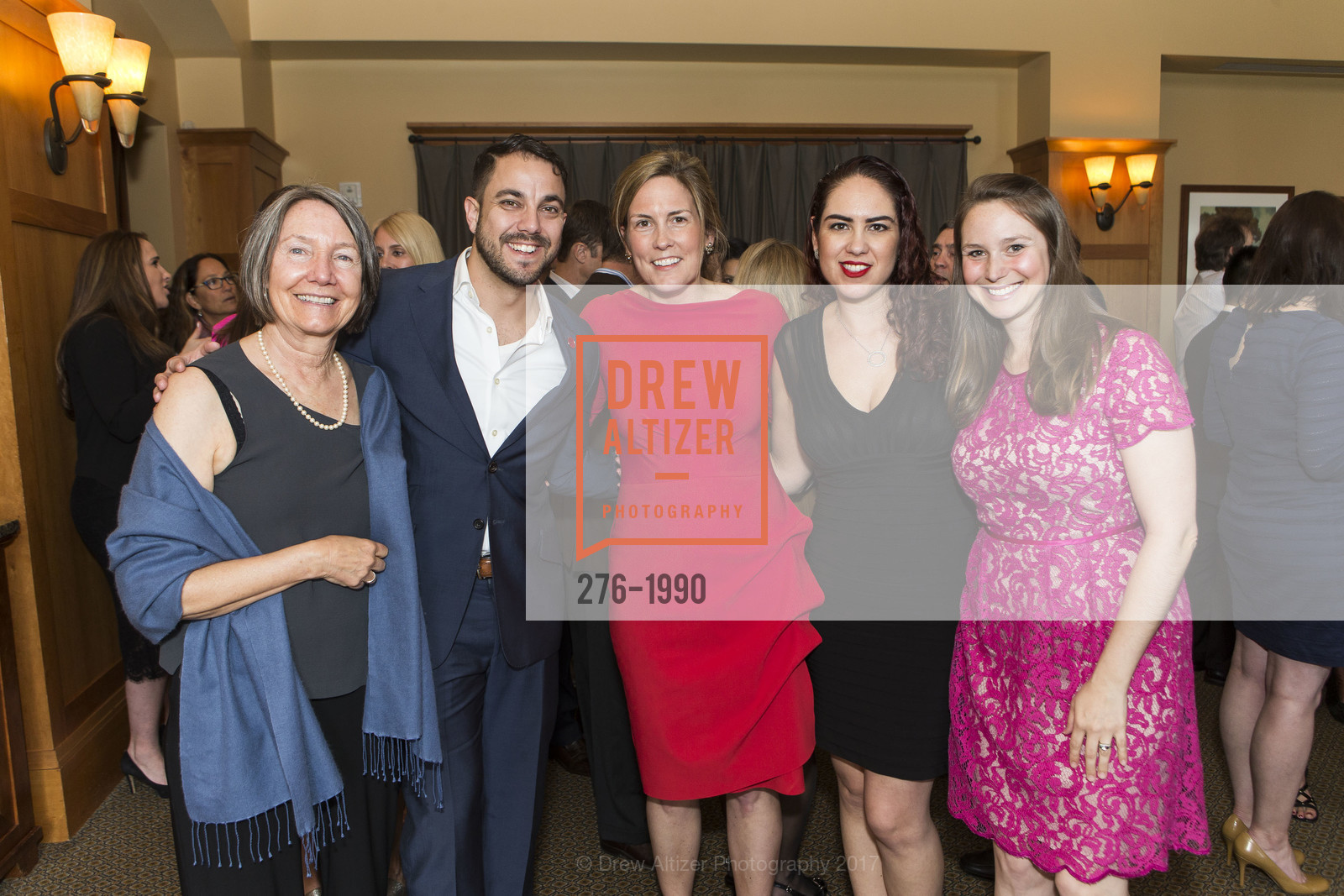 Joni Bissell, Seth Ellis, Lindsay Hower, Katherine Frazier-Archila, Cristina Perez, Summer Search Silicon Valley Gala, Sharon Heights Golf & Country Club. 2900 Sand Hill Road, Menlo Park CA 94025, March 23rd, 2017, Photo #276-1990 Joni Bissell, Seth Ellis, Lindsay Hower, Katherine Frazier-Archila, Cristina Perez, Photo #276-1990