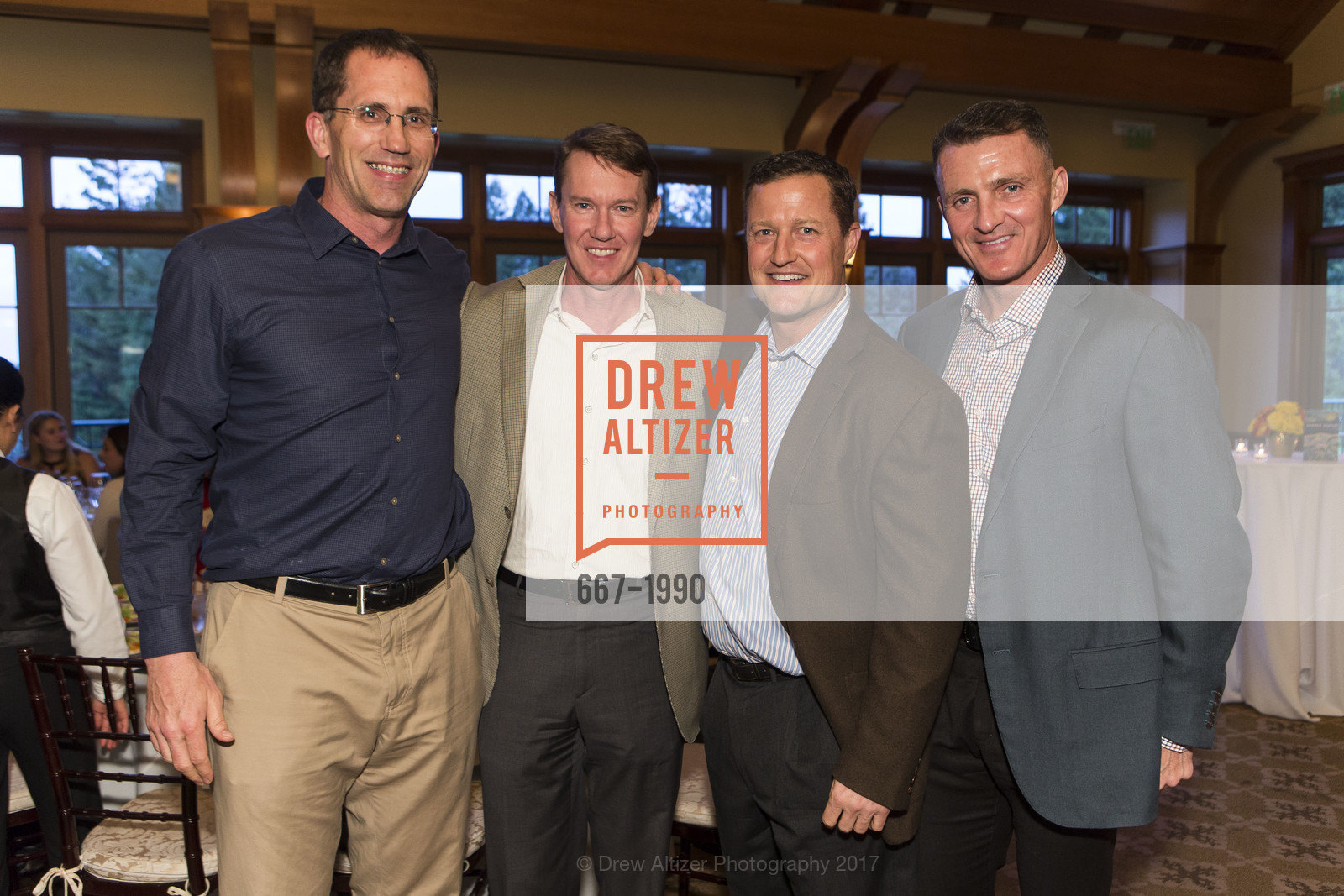 Erik Lassila, Peter Ashley, David Carroll, Reed Henry, Summer Search Silicon Valley Gala, Sharon Heights Golf & Country Club. 2900 Sand Hill Road, Menlo Park CA 94025, March 23rd, 2017, Photo #667-1990 Erik Lassila, Peter Ashley, David Carroll, Reed Henry, Photo #667-1990