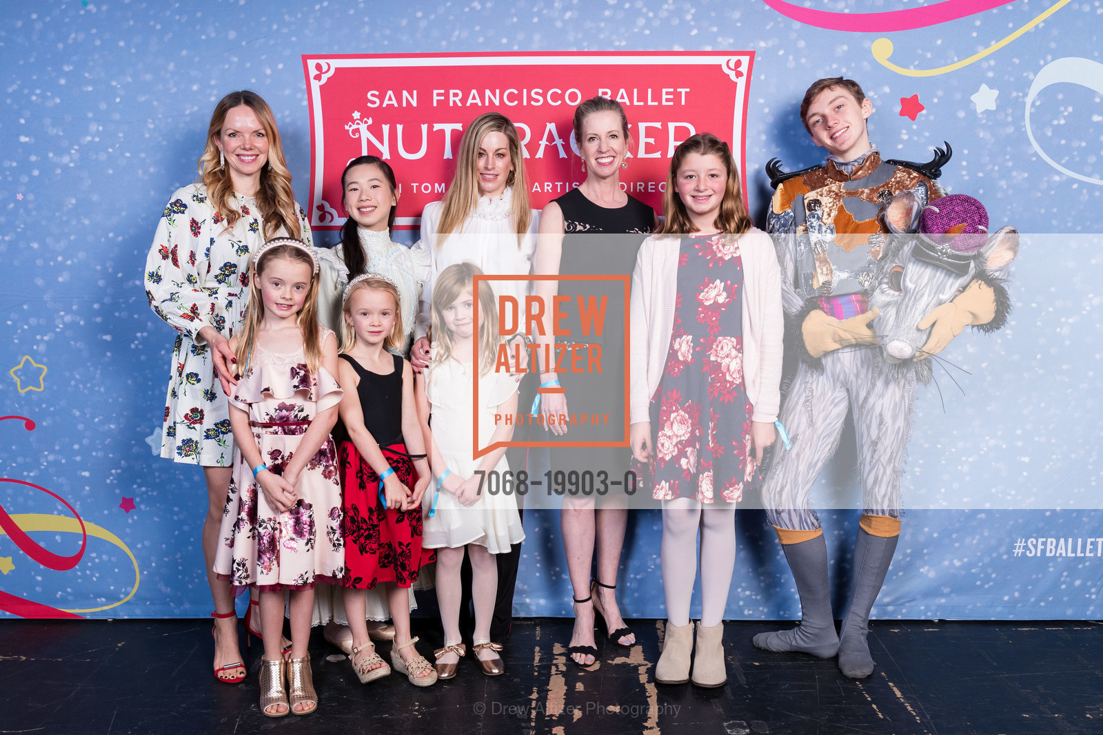 Veronica Krivkovich, Kristine Boeding, Vicky Pradhan, SF Ballet Nutcracker Luncheon 2019, Zellerback Rehearsel Hall & War Memorial Opera House. 301 Van Ness Ave, San Francisco, CA 94102, Photo #7068-19903-0 Veronica Krivkovich, Kristine Boeding, Vicky Pradhan, Photo #7068-19903-0
