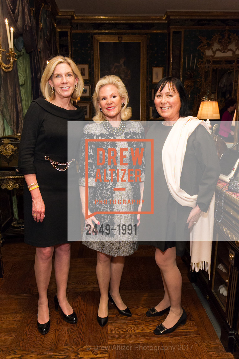 Cynthia Parsons, Dede Wilsey, Lourdes Livingston, Glogau Teddy Bear Rescue Fund Hosts The Snuggly Soiree, Private Residence, March 23rd, 2017, Photo #2449-1991 Cynthia Parsons, Dede Wilsey, Lourdes Livingston, Photo #2449-1991