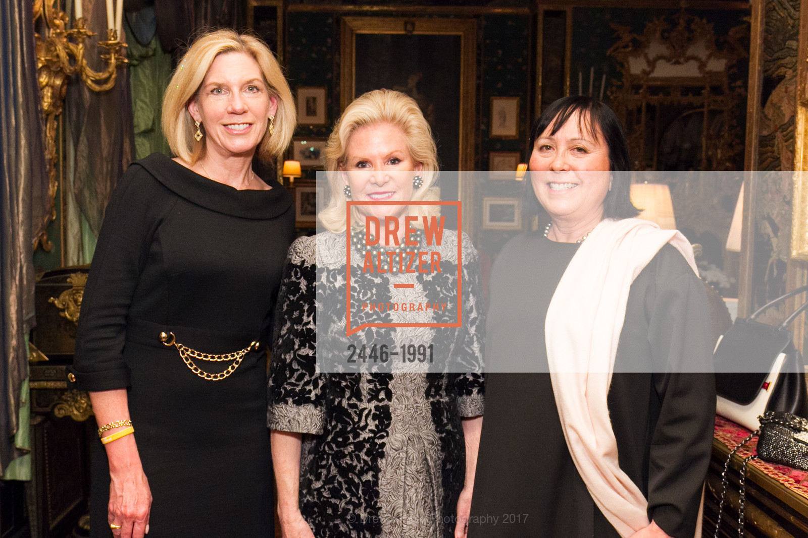 Cynthia Parsons, Dede Wilsey, Lourdes Livingston, Glogau Teddy Bear Rescue Fund Hosts The Snuggly Soiree, Private Residence, March 23rd, 2017, Photo #2446-1991 Cynthia Parsons, Dede Wilsey, Lourdes Livingston, Photo #2446-1991