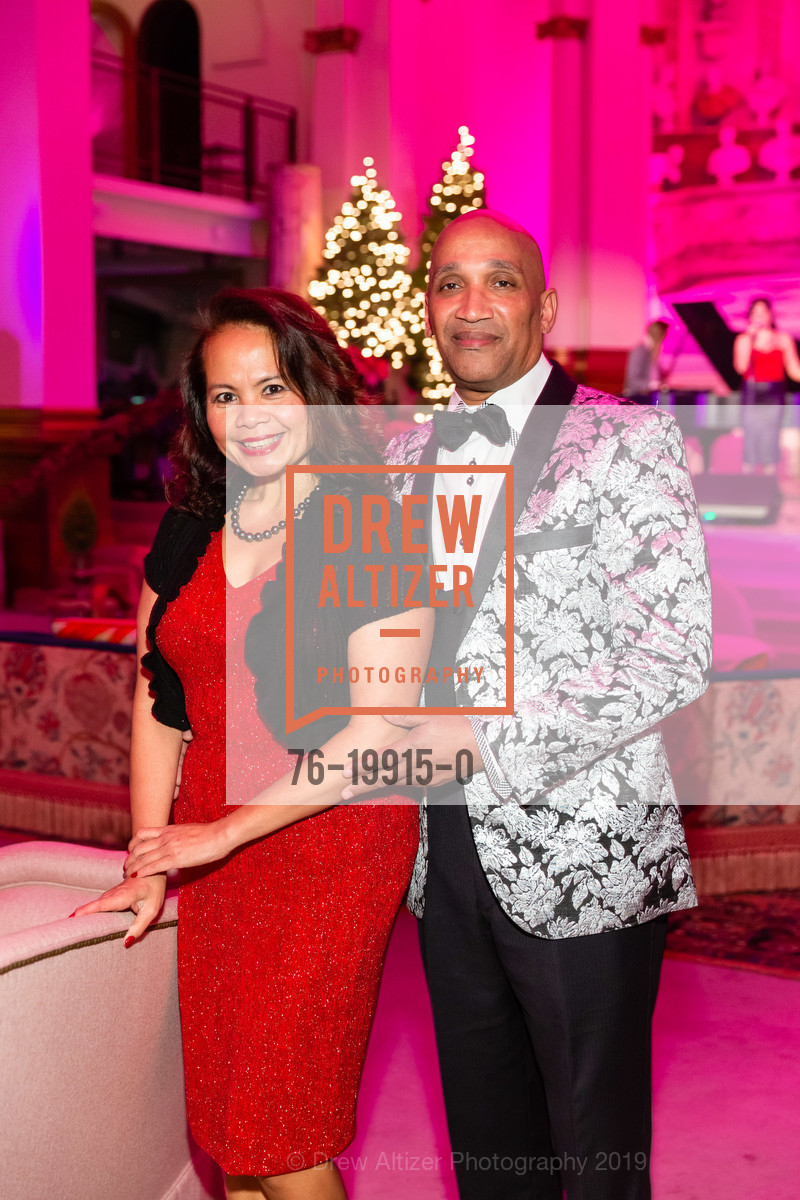 Lani Nguyen, Bruce Vannall, Maximus Holiday Party 2019, St. Joseph's Art Society. 1401 Howard St, December 13th, 2019, Photo #76-19915-0 Lani Nguyen, Bruce Vannall, Photo #76-19915-0