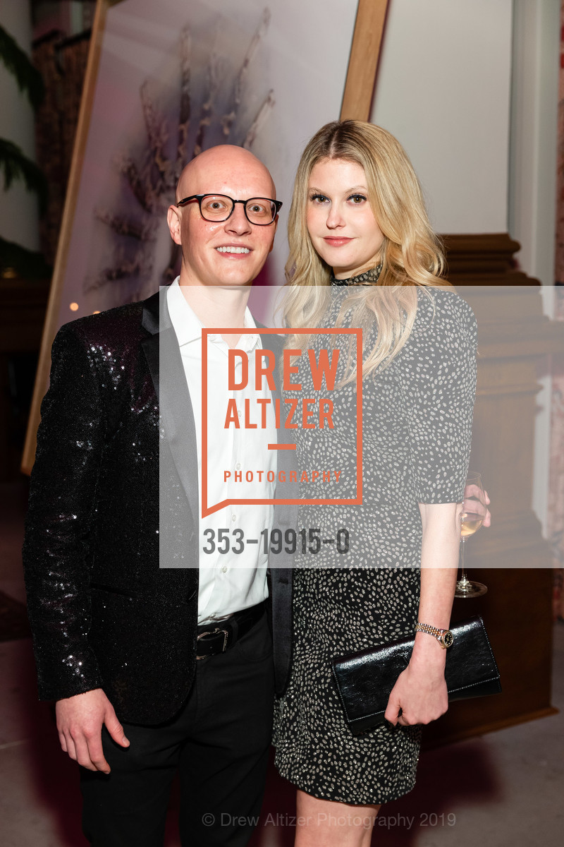 Matthew Myzak, Kristin Spear, Maximus Holiday Party 2019, St. Joseph's Art Society. 1401 Howard St, December 13th, 2019, Photo #353-19915-0 Matthew Myzak, Kristin Spear, Photo #353-19915-0
