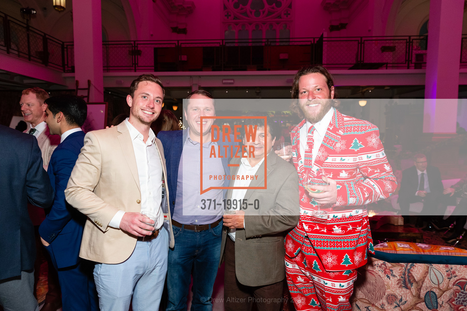 Dominic Ratto, Matt Goodhast, Arnie Murillo, Matt Fehr, Maximus Holiday Party 2019, St. Joseph's Art Society. 1401 Howard St, December 13th, 2019, Photo #371-19915-0 Dominic Ratto, Matt Goodhast, Arnie Murillo, Matt Fehr, Photo #371-19915-0