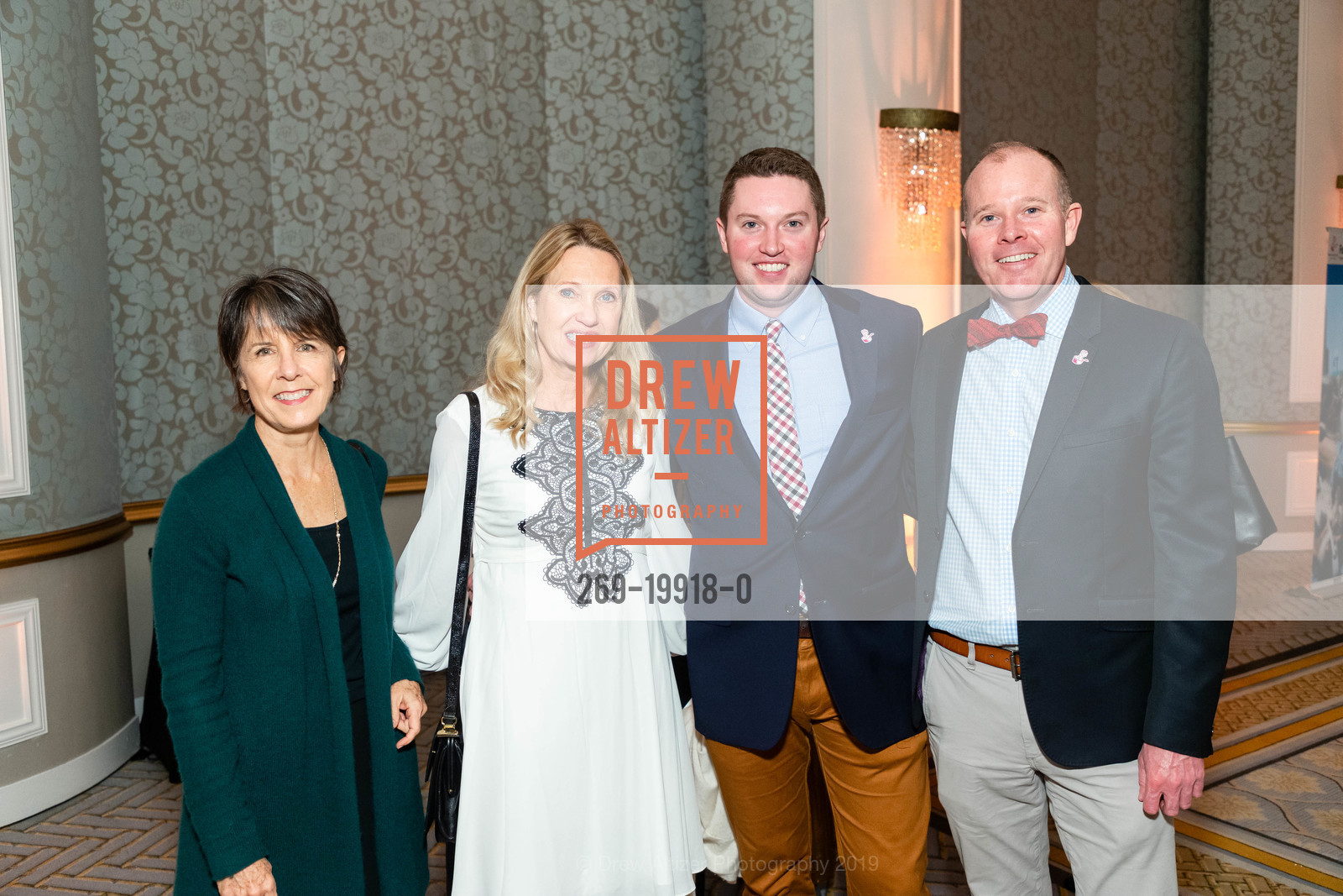 Leslie Eichenberger, Cynthia Wolfman, Tyler Wolfman, Mike Henry, Project Open Hand's Hand to Hand Luncheon, Fairmont, December 12th, 2019, Photo #269-19918-0 Leslie Eichenberger, Cynthia Wolfman, Tyler Wolfman, Mike Henry, Photo #269-19918-0