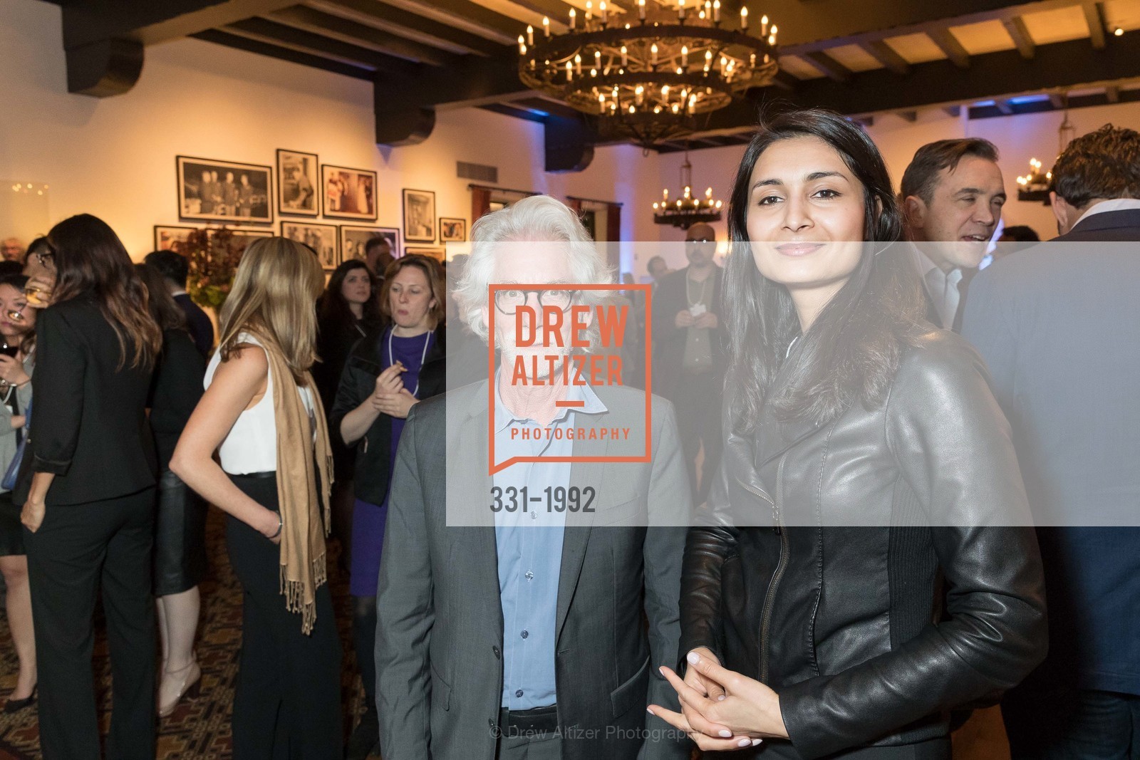 Dan Farber, Saadia Zahidi, Opening Reception for World Economic Forum Center at Presidio Officers’ Club hosted by Marc Benioff, Presidio Officers' Club, Photo #331-1992 Dan Farber, Saadia Zahidi, Photo #331-1992