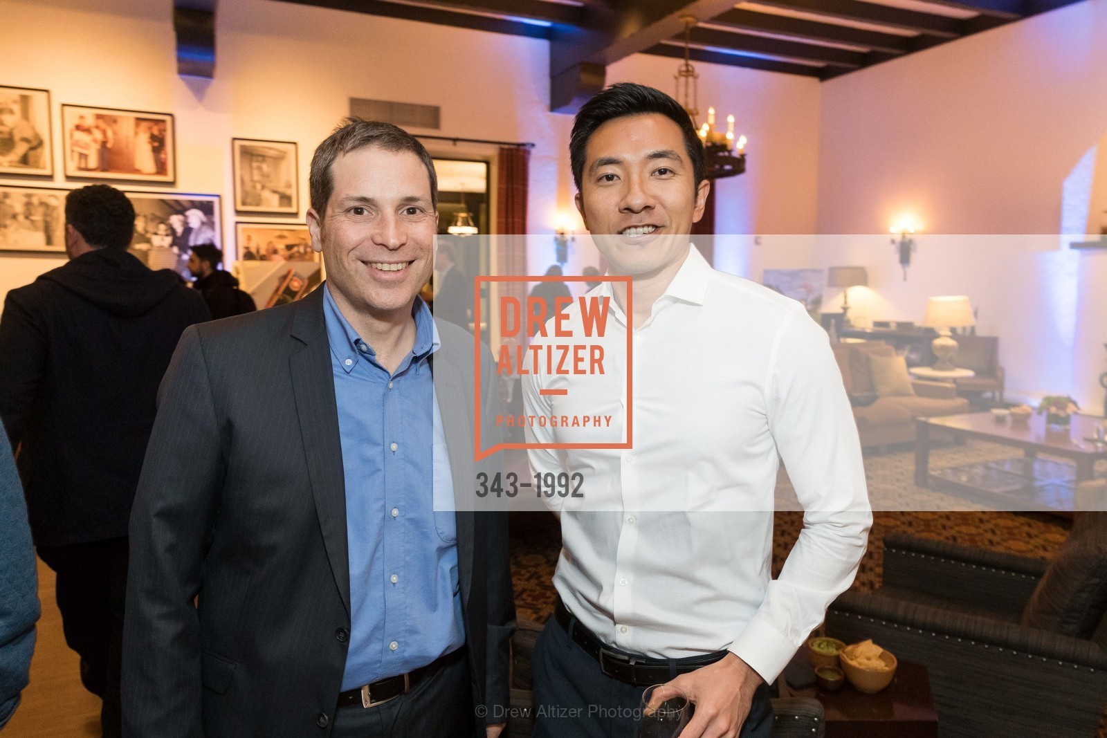 Abraham Bernstein, Brian Noguchi, Opening Reception for World Economic Forum Center at Presidio Officers’ Club hosted by Marc Benioff, Presidio Officers' Club, Photo #343-1992 Abraham Bernstein, Brian Noguchi, Photo #343-1992