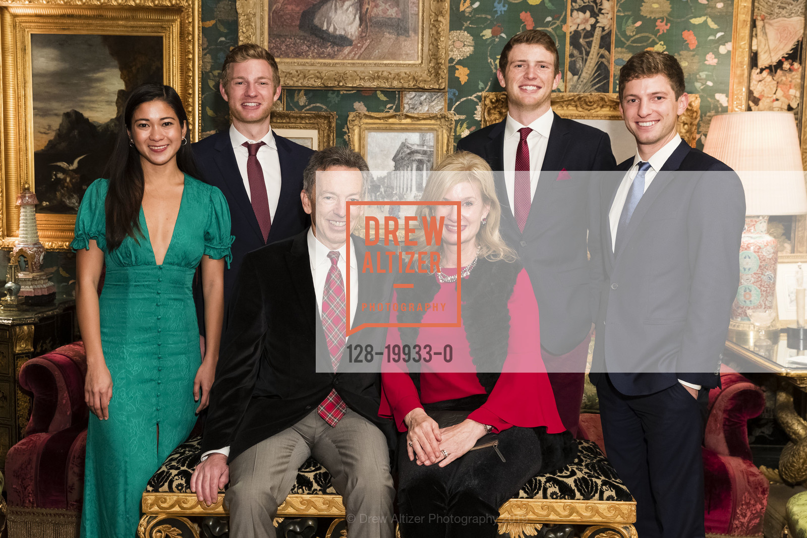 Julia Walker, Kevin Walker, Rick Walker, Karen Walker, Patrick Walker, Andrew Walker, Gordon Peter Getty's 86th Birthday Celebration, Private Residence, December 14th, 2019, Photo #128-19933-0 Julia Walker, Kevin Walker, Rick Walker, Karen Walker, Patrick Walker, Andrew Walker, Photo #128-19933-0