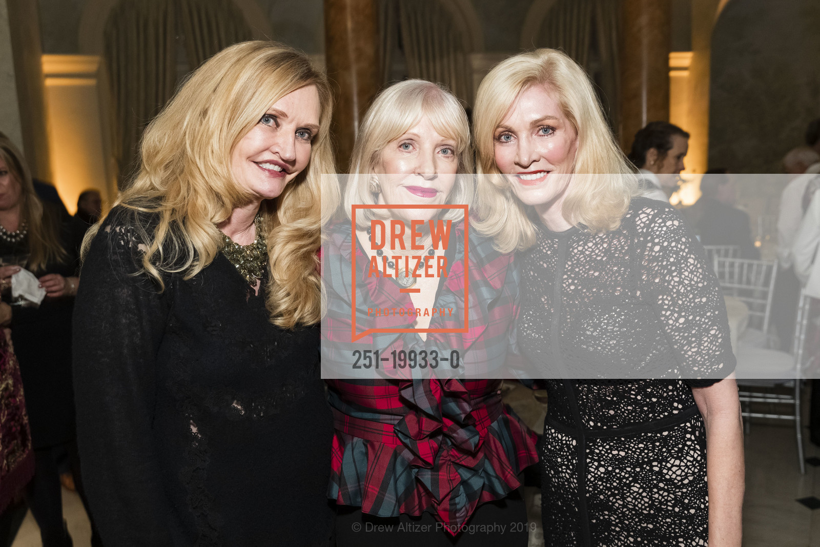 Beth Townsend, Nancy Gilbert, Dede Gelis, Gordon Peter Getty's 86th Birthday Celebration, Private Residence, December 14th, 2019, Photo #251-19933-0 Beth Townsend, Nancy Gilbert, Dede Gelis, Photo #251-19933-0