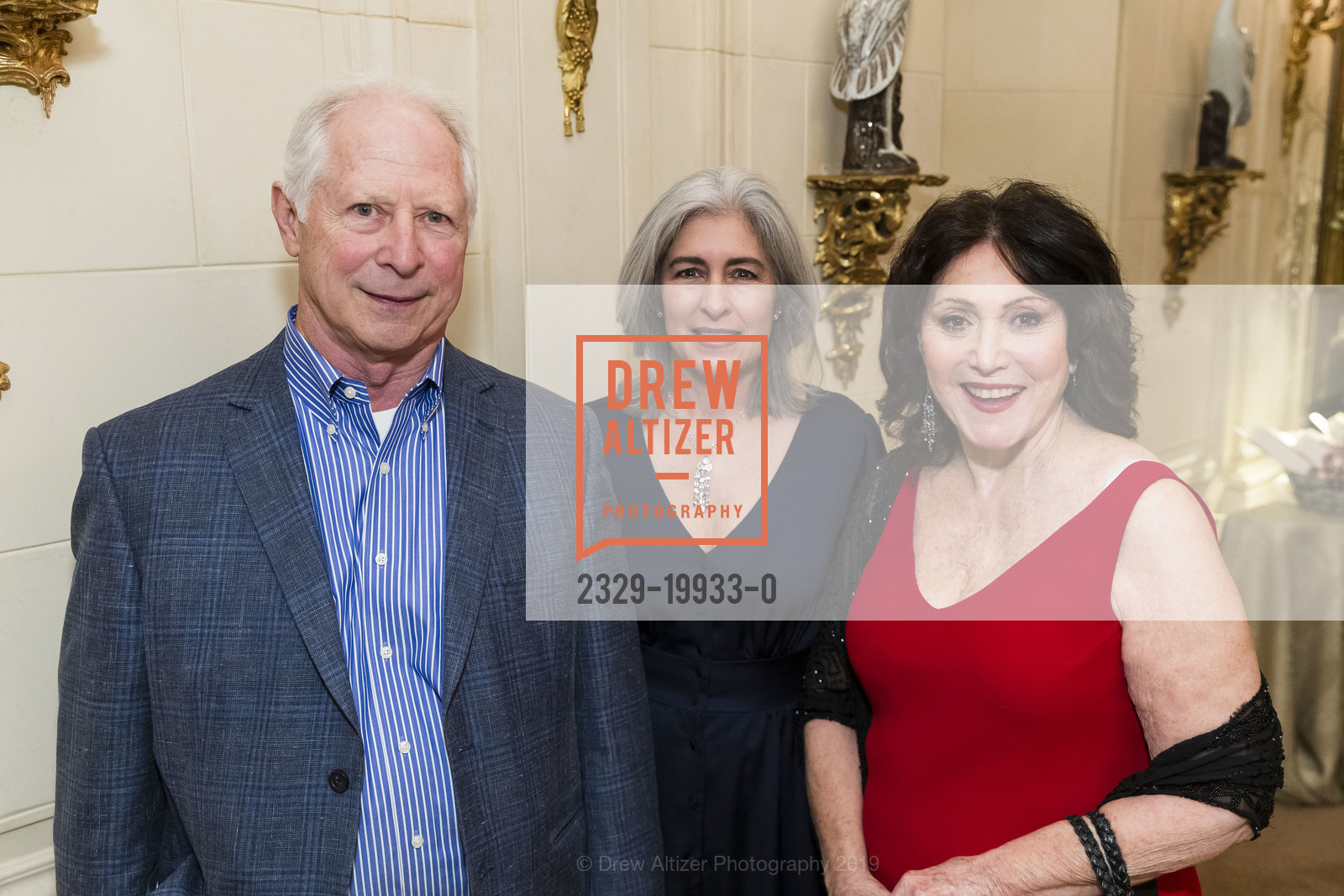 Mike Kelly, Yvette Robins, Diana Curic, Gordon Peter Getty's 86th Birthday Celebration, Private Residence, December 14th, 2019, Photo #2329-19933-0 Mike Kelly, Yvette Robins, Diana Curic, Photo #2329-19933-0