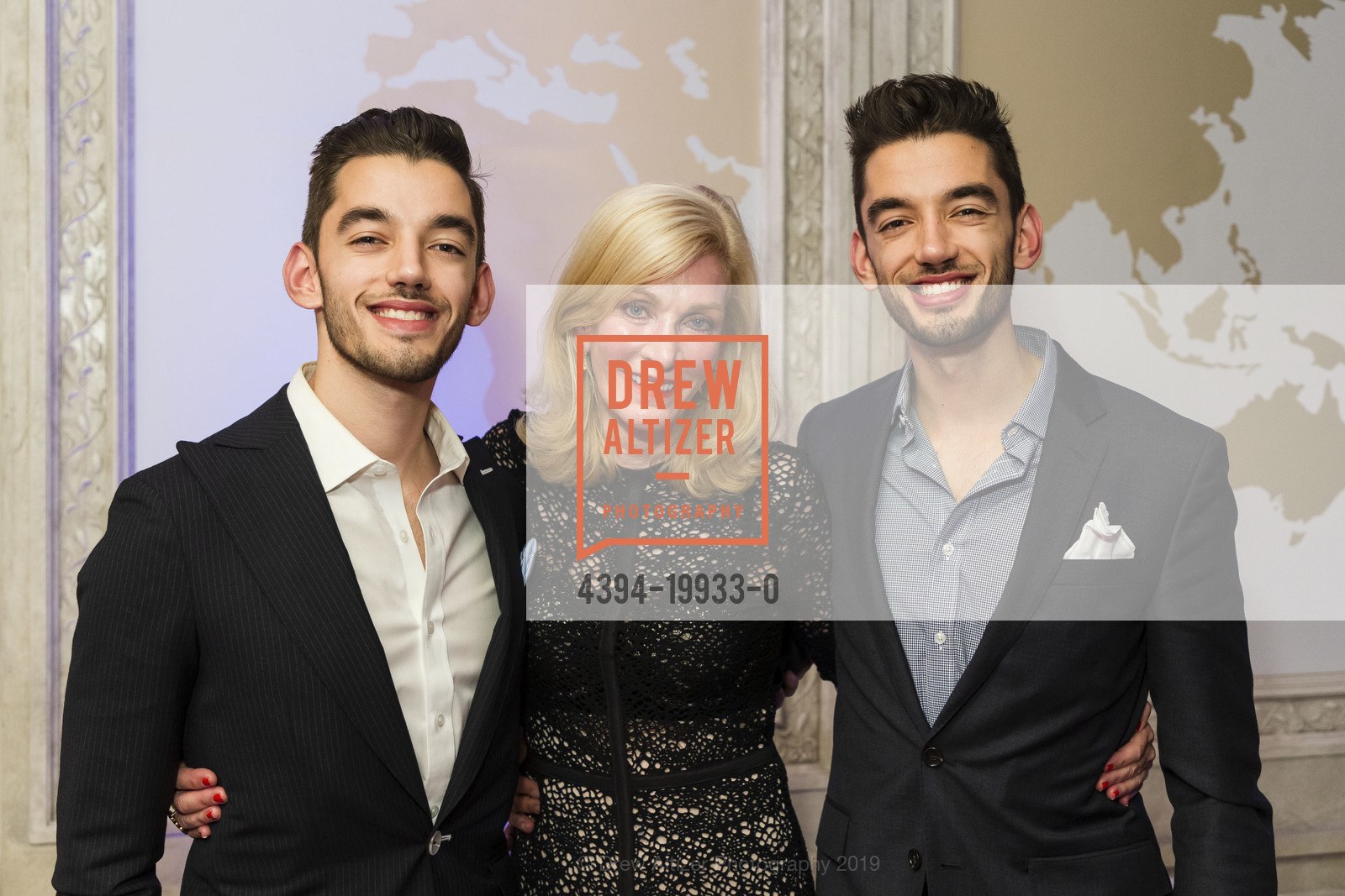 Michael Gelis, Dede Gelis, Andrew Gelis, Gordon Peter Getty's 86th Birthday Celebration, Private Residence, December 14th, 2019, Photo #4394-19933-0 Michael Gelis, Dede Gelis, Andrew Gelis, Photo #4394-19933-0