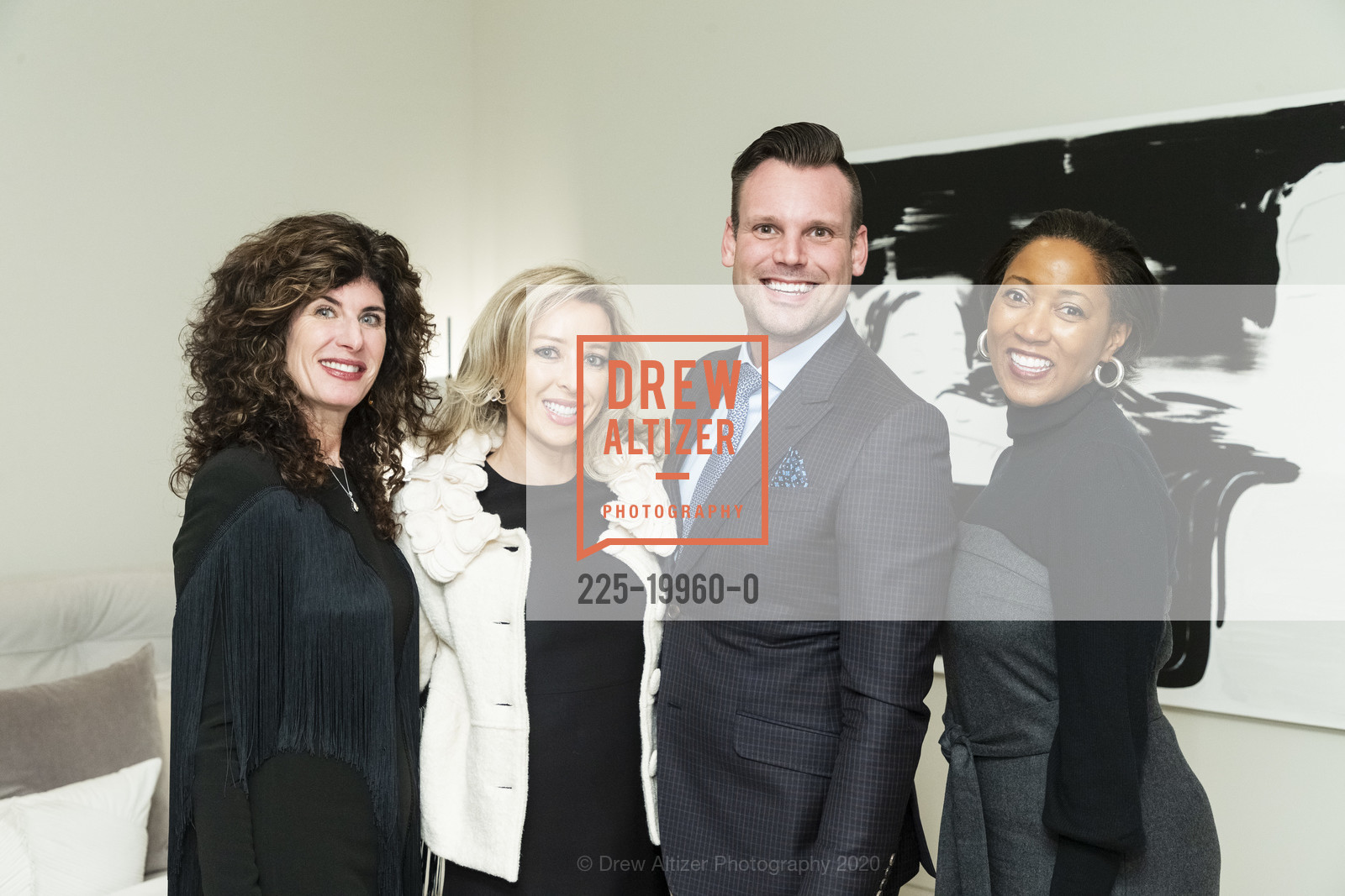 Jody Thelander, Melissa Taunton, Joshua Morgan, Carla Haines, SF Ballet Benefactor Party 2020, Residence 2646. 2646 Union St, January 9th, 2020, Photo #225-19960-0 Jody Thelander, Melissa Taunton, Joshua Morgan, Carla Haines, Photo #225-19960-0