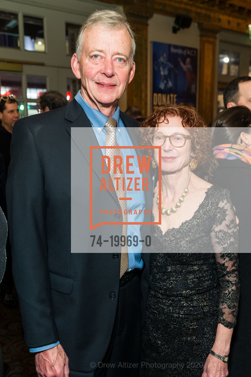 Harold Cranston, Vicki Baker, ACT's Producers Circle Dinner 2020, Geary Theatre. 415 Geary Street, January 9th, 2020, Photo #74-19969-0 Harold Cranston, Vicki Baker, Photo #74-19969-0