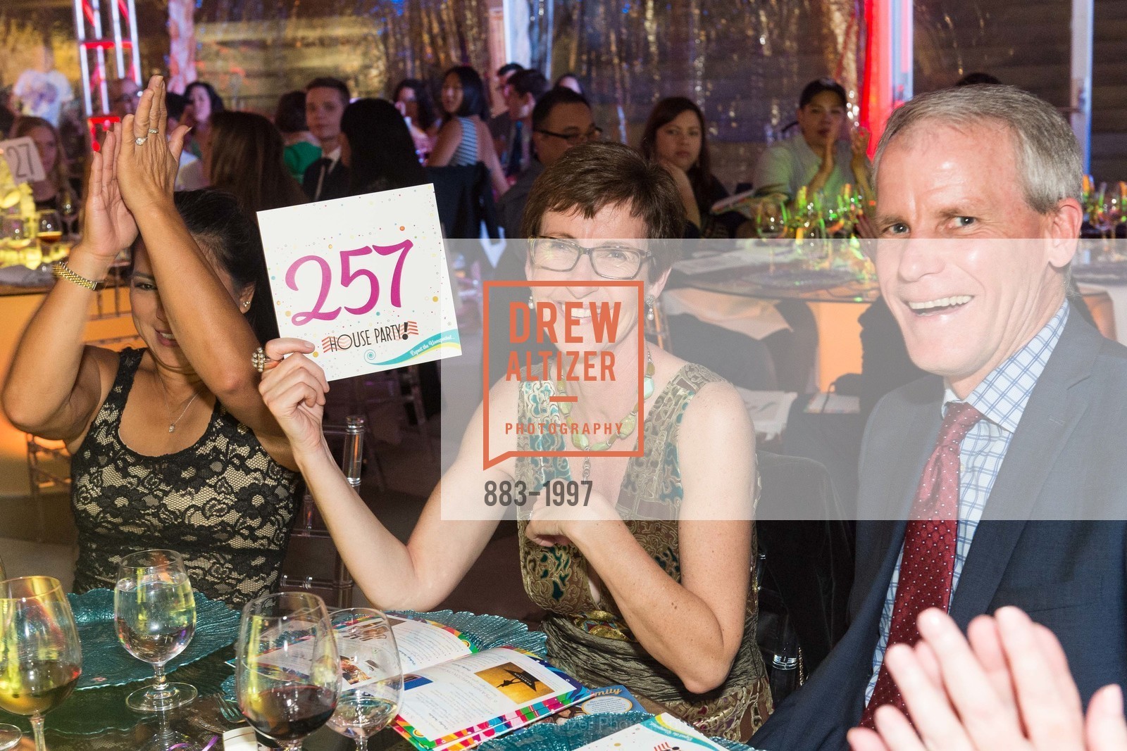 Gail Namerow, Helen Wilmot, Greg Davidson, Ronald McDonald House at Stanford's 2017 House Party!, "Expect the Unexpected", San Mateo County History Museum and it's square. 2200 Broadway Redwood City, California 94063, April 1st, 2017, Photo #883-1997 Gail Namerow, Helen Wilmot, Greg Davidson, Photo #883-1997