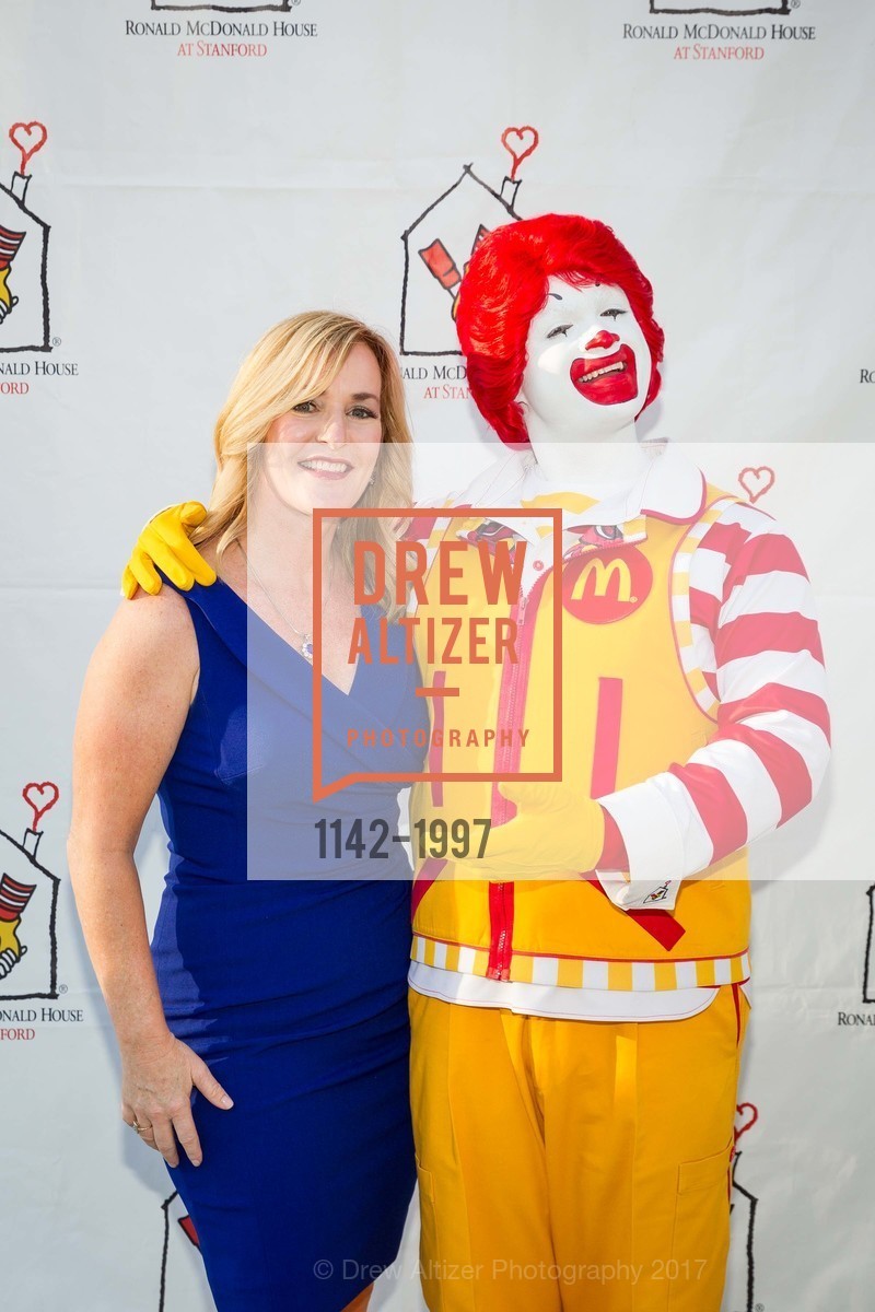 Annette Eros, Ronald McDonald, Ronald McDonald House at Stanford's 2017 House Party!, "Expect the Unexpected", San Mateo County History Museum and it's square. 2200 Broadway Redwood City, California 94063, April 1st, 2017, Photo #1142-1997 Annette Eros, Ronald McDonald, Photo #1142-1997
