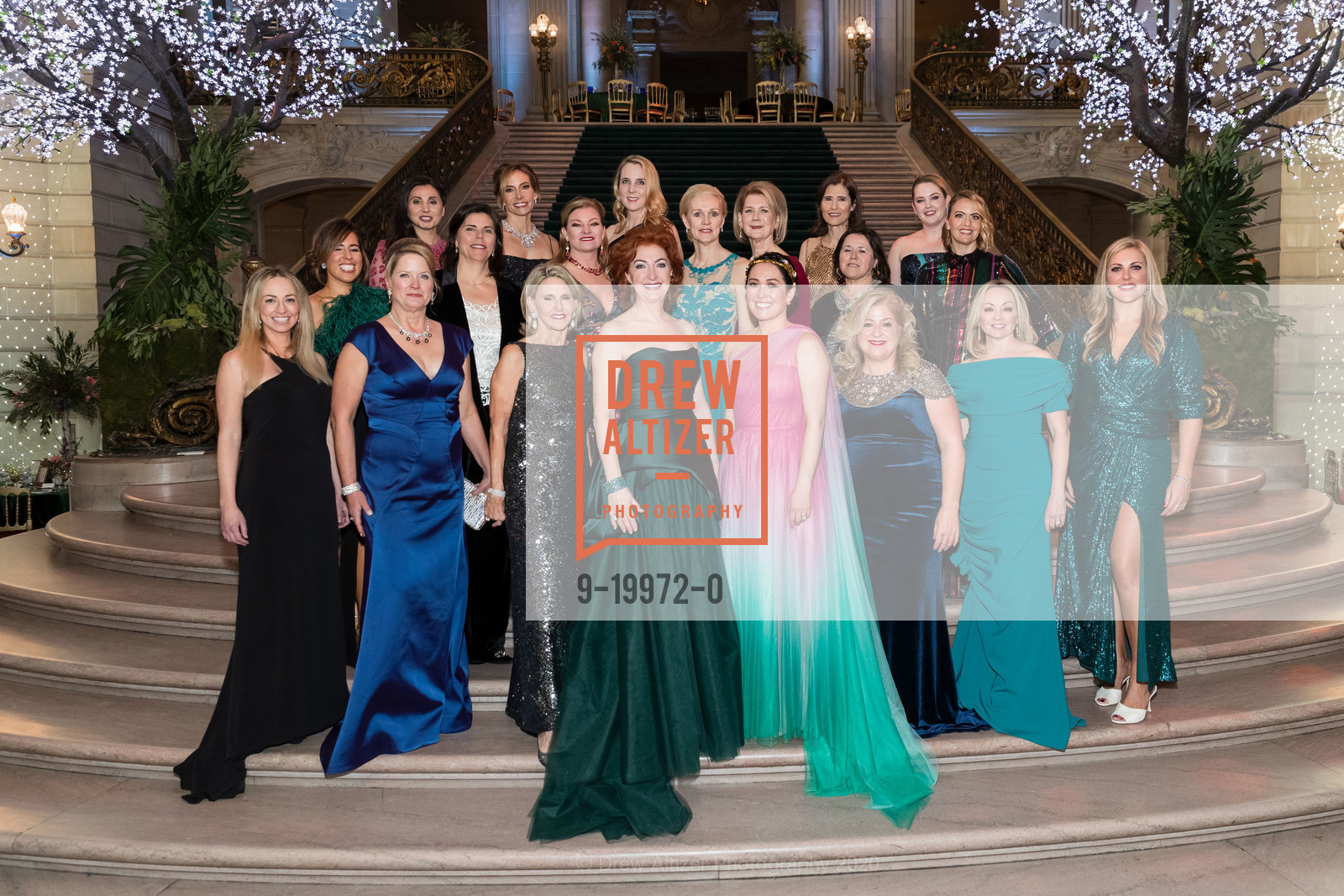 Sarah Newmarker, Pam Preston, Ann Kathryn Baer, Trecia Knapp, Samantha Wallrabens, Rene Rodman, Elizabeth Mitchell, Freddi Wilkinson, Patricia Roberts, Lori Harmon, Heather Cassidy Martin, Kate Coffino, Rada Brooks, Rebecca Kaykas-Wolff, Katie Colendich, Holli Thier, Wendy Armstrong, Alston Calabrese, SF Ballet Opening Night Gala 2020, War Memorial. 1 Dr Carlton B Goodlett Pl 94102, January 16th, 2020, Photo #9-19972-0 Sarah Newmarker, Pam Preston, Ann Kathryn Baer, Trecia Knapp, Samantha Wallrabens, Rene Rodman, Elizabeth Mitchell, Freddi Wilkinson, Patricia Roberts, Lori Harmon, Heather Cassidy Martin, Kate Coffino, Rada Brooks, Rebecca Kaykas-Wolff, Katie Colendich, Holli Thier, Wendy Armstrong, Alston Calabrese, Photo #9-19972-0