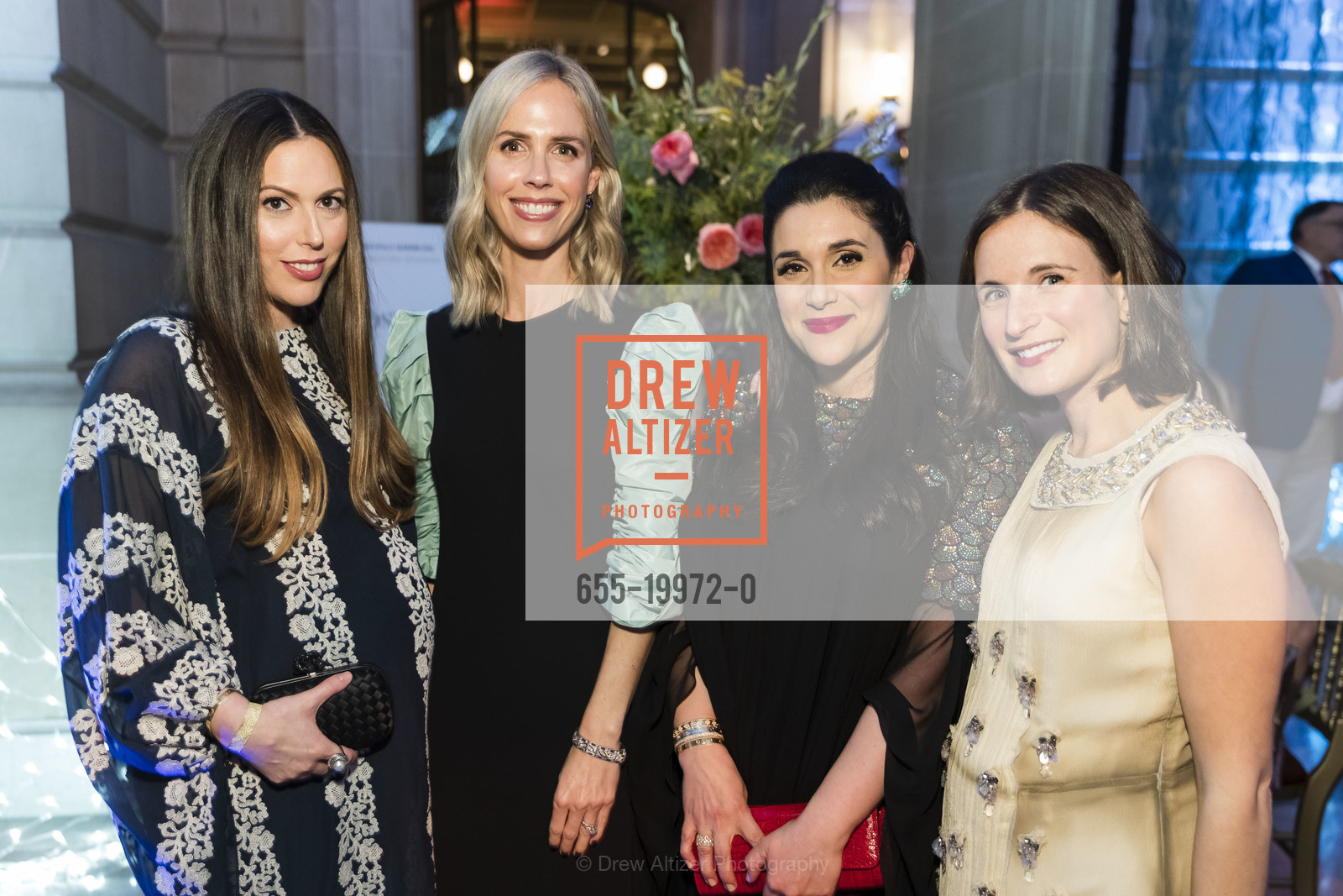 Darby Gaynor Glickman, Casey McDevitt, Mariana Wall, Sandra Shorenstein, SF Ballet Opening Night Gala 2020, War Memorial. 1 Dr Carlton B Goodlett Pl 94102, Photo #655-19972-0 Darby Gaynor Glickman, Casey McDevitt, Mariana Wall, Sandra Shorenstein, Photo #655-19972-0