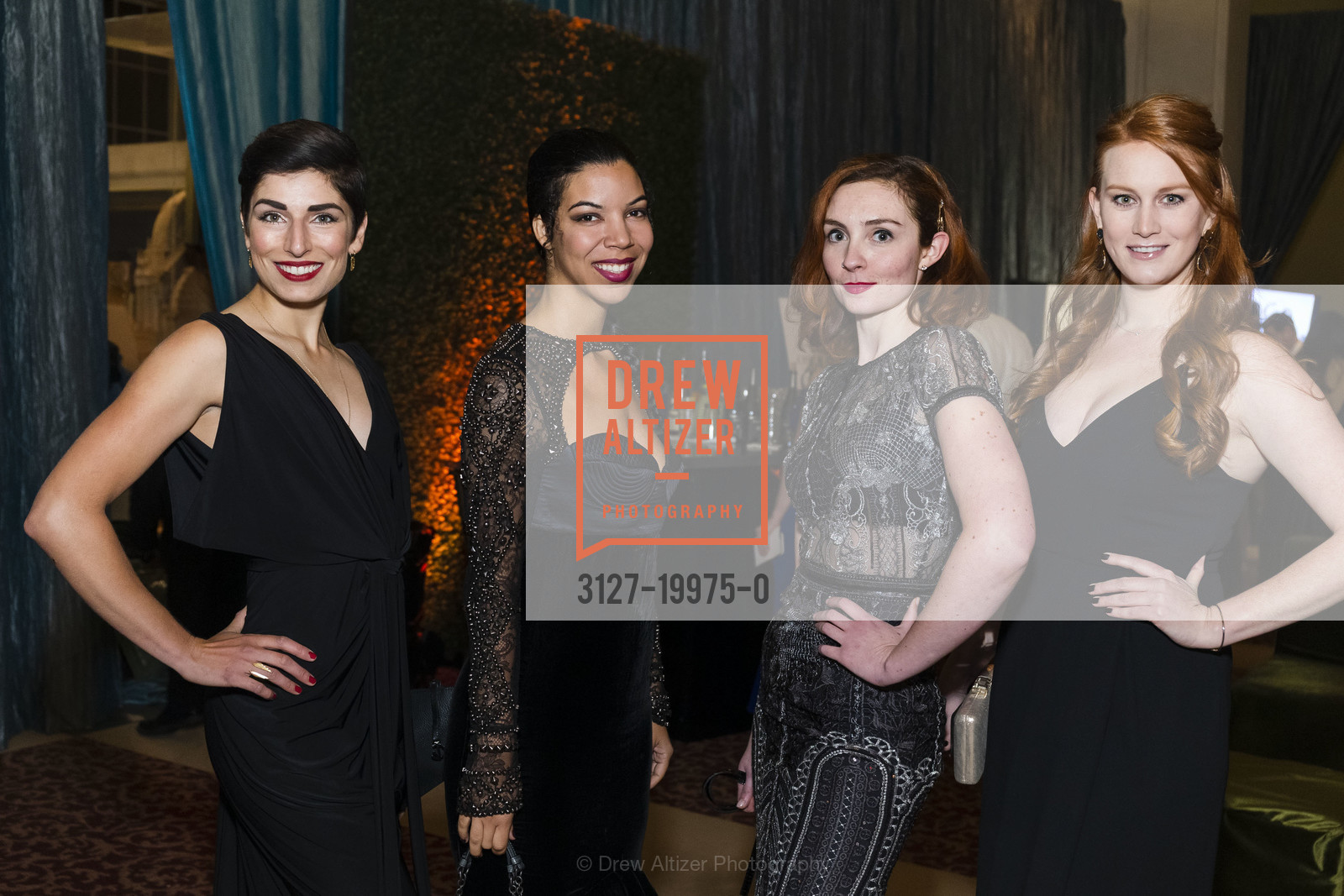 Marie Sbrocca, Megan Anctil, Susannah Ryan, Courtney Fontenot, SF Ballet ENCORE! Opening Night Gala 2020, City Hall. 1 Dr Carlton B Goodlett Pl, Photo #3127-19975-0 Marie Sbrocca, Megan Anctil, Susannah Ryan, Courtney Fontenot, Photo #3127-19975-0