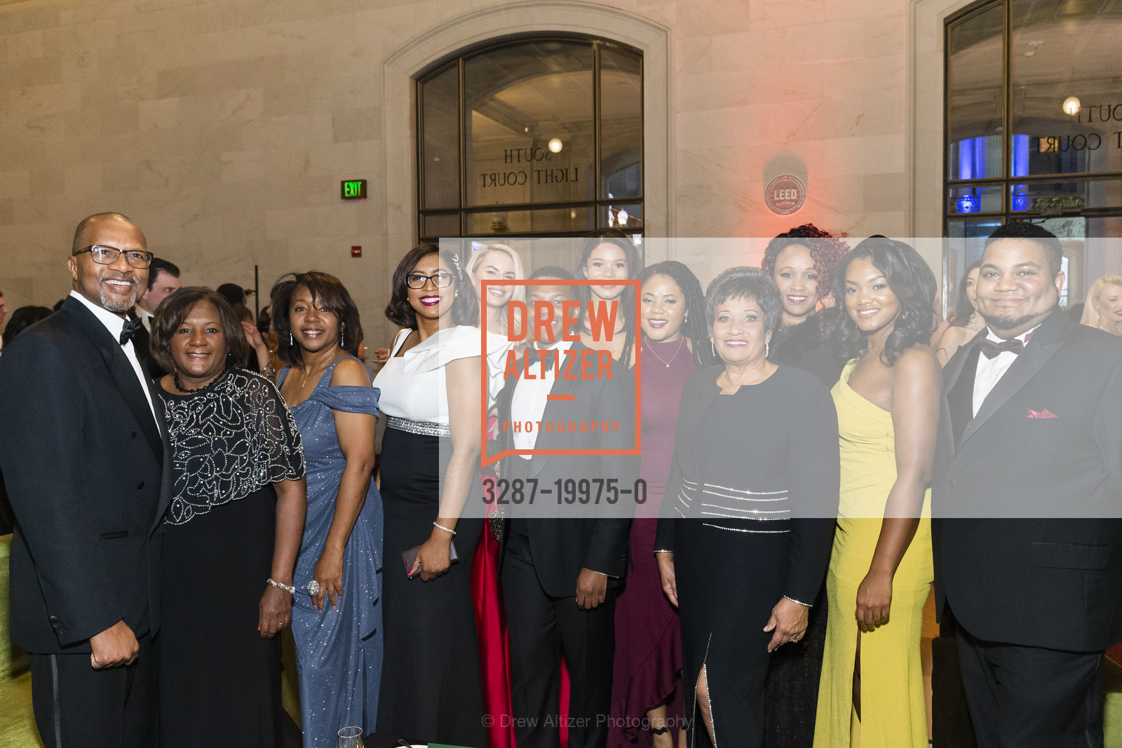 Gary Williams, Jeni Williams, Pearl Griffin, Teresa Griffin, Whitney Vizzini, Gary Williams Jr., Doris Lynk, Brianna Kinsey, Duwana Jones, Teah Mason, Sam Merritt, SF Ballet ENCORE! Opening Night Gala 2020, City Hall. 1 Dr Carlton B Goodlett Pl, Photo #3287-19975-0 Gary Williams, Jeni Williams, Pearl Griffin, Teresa Griffin, Whitney Vizzini, Gary Williams Jr., Doris Lynk, Brianna Kinsey, Duwana Jones, Teah Mason, Sam Merritt, Photo #3287-19975-0