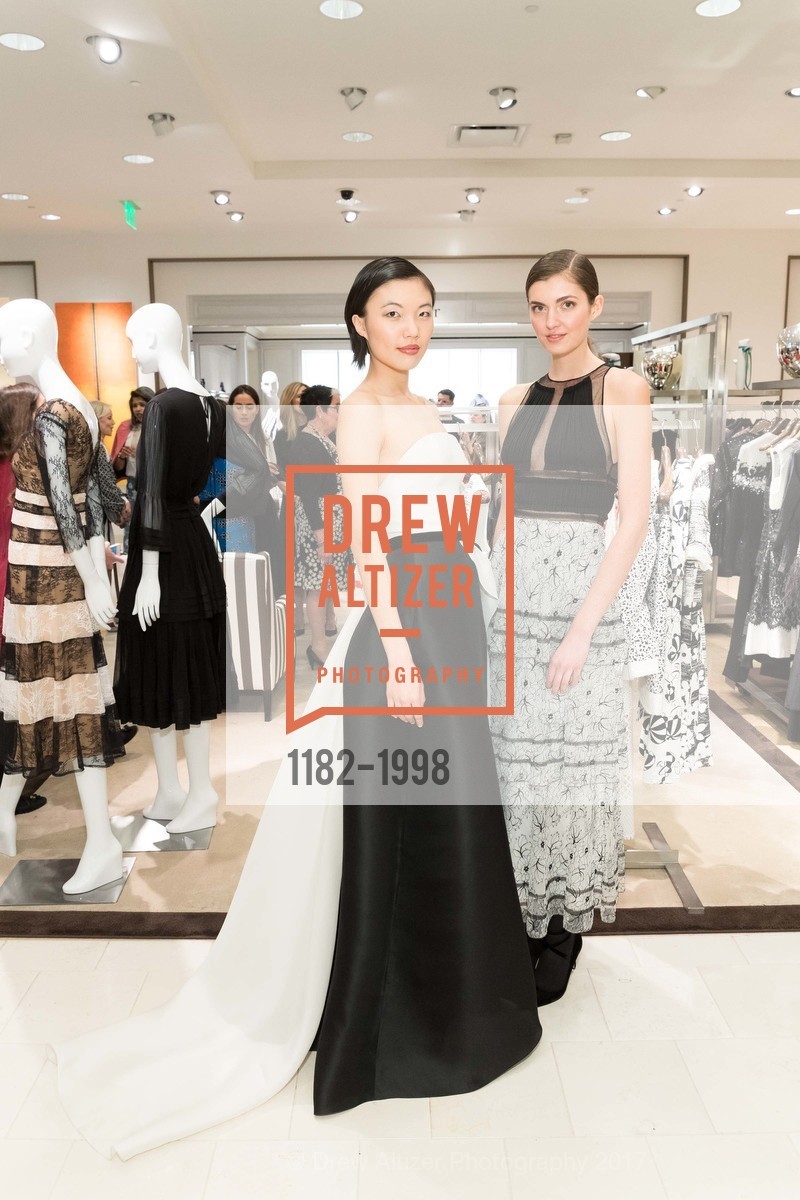 Lulu Ren, Elise Bortz, Carolina Herrera Personal Appearance and Runway Fashion Show, Neiman Marcus, Couture, Third Floor. 150 Stockton St, March 29th, 2017, Photo #1182-1998 Lulu Ren, Elise Bortz, Photo #1182-1998