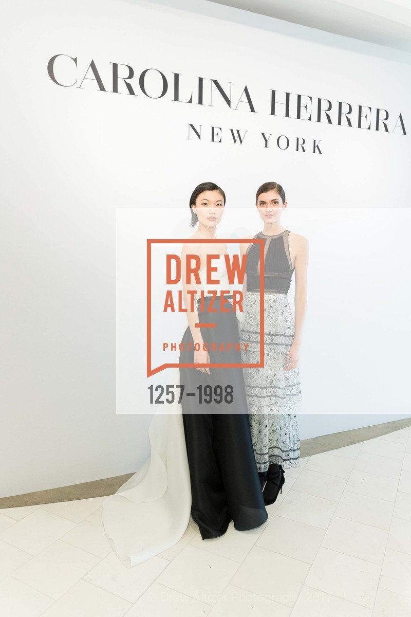 Lulu Ren, Elise Bortz, Carolina Herrera Personal Appearance and Runway Fashion Show, Neiman Marcus, Couture, Third Floor. 150 Stockton St, March 29th, 2017, Photo #1257-1998 Lulu Ren, Elise Bortz, Photo #1257-1998