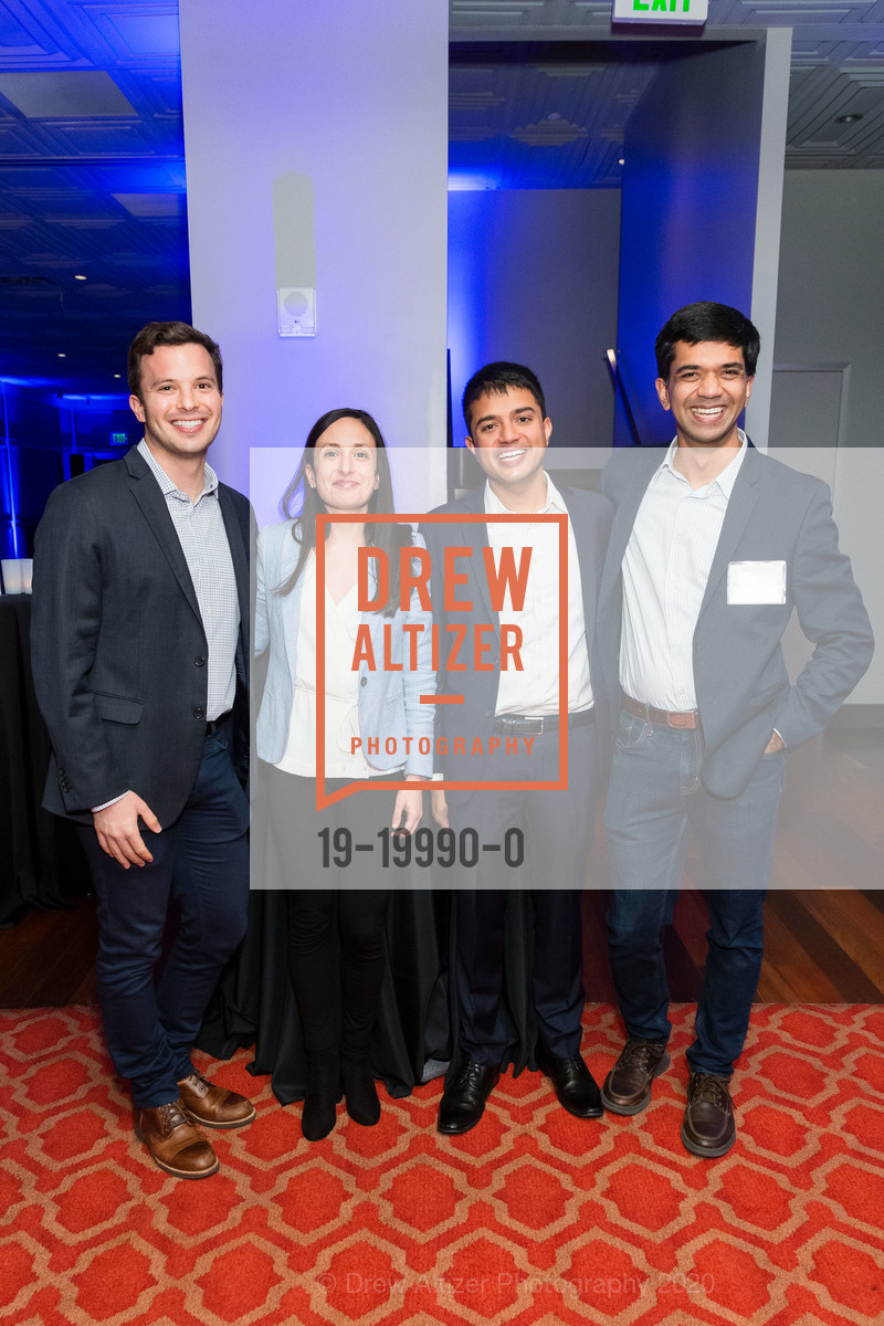 Jason Bellet, Nicole Gaskari, Naveen, Subbu Venkatraman, Artis Ventures JP Morgan Cocktails and Conversations 2020, Merchant's Exchange Club. 75 Leidesdorff Street, January 12th, 2020, Photo #19-19990-0 Jason Bellet, Nicole Gaskari, Naveen, Subbu Venkatraman, Photo #19-19990-0