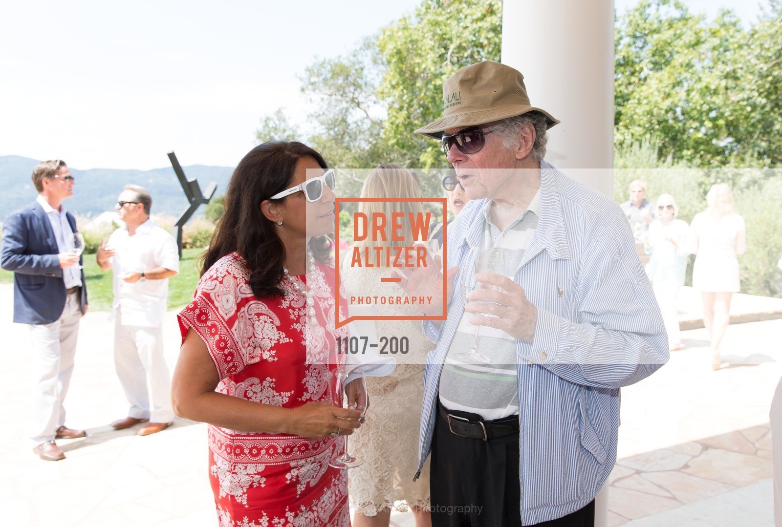 Lisa Grotts, Gordon Getty, Festival del Sole Brunello Cucinelli Luncheon Hosted by Hall Wines and Neiman Marcus, P\. 56 Auberge Rd, July 19th, 2015,Drew Altizer, Drew Altizer Photography, full-service agency, private events, San Francisco photographer, photographer california
