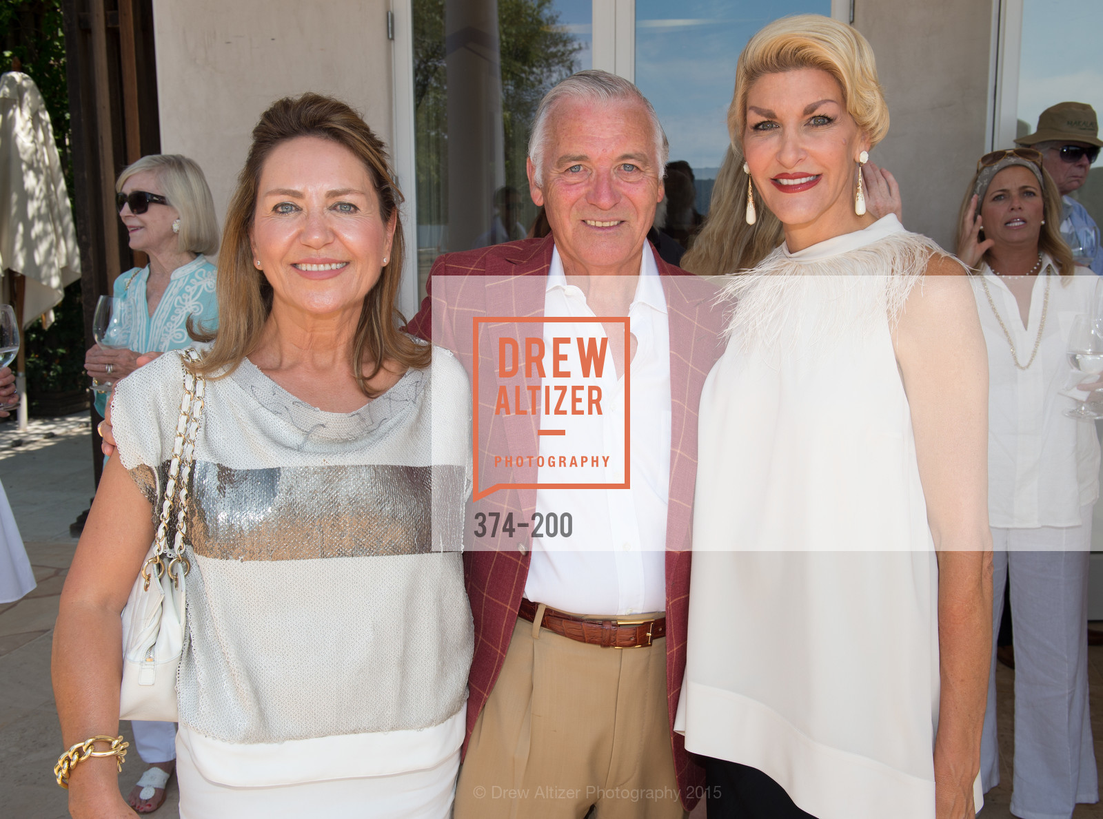 Shahpar Khaledi, Antonio Castellucci, Karen Caldwell, Festival del Sole Brunello Cucinelli Luncheon Hosted by Hall Wines and Neiman Marcus, P\. 56 Auberge Rd, July 19th, 2015,Drew Altizer, Drew Altizer Photography, full-service event agency, private events, San Francisco photographer, photographer California