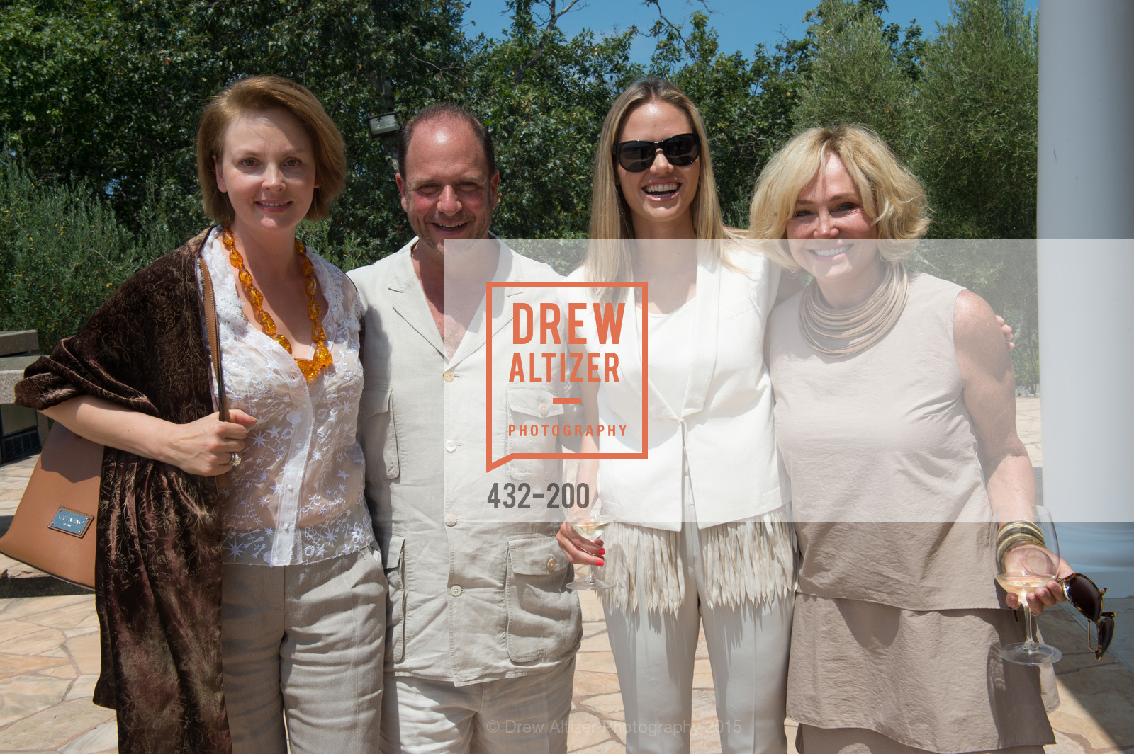 Nina Kotova, Barrett Wissman, Kathryn Hall, Festival del Sole Brunello Cucinelli Luncheon Hosted by Hall Wines and Neiman Marcus, P\. 56 Auberge Rd, July 19th, 2015,Drew Altizer, Drew Altizer Photography, full-service agency, private events, San Francisco photographer, photographer california