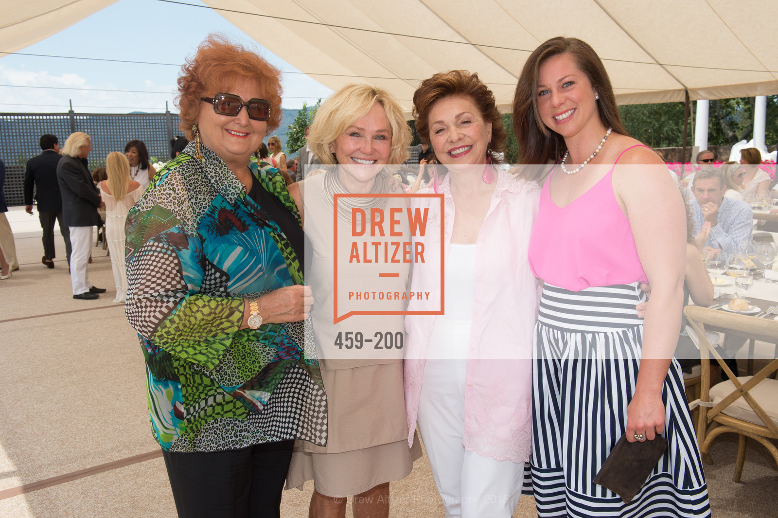 Tatiana Copeland, Kathryn Hall, Maria Manetti Shrem, Amanda Harlan, Festival del Sole Brunello Cucinelli Luncheon Hosted by Hall Wines and Neiman Marcus, P\. 56 Auberge Rd, July 19th, 2015,Drew Altizer, Drew Altizer Photography, full-service agency, private events, San Francisco photographer, photographer california