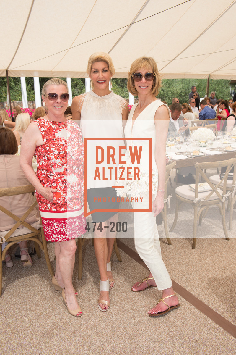 Jeanne Lawrence, Karen Caldwell, Nancy Kukacka, Festival del Sole Brunello Cucinelli Luncheon Hosted by Hall Wines and Neiman Marcus, P\. 56 Auberge Rd, July 19th, 2015,Drew Altizer, Drew Altizer Photography, full-service agency, private events, San Francisco photographer, photographer california