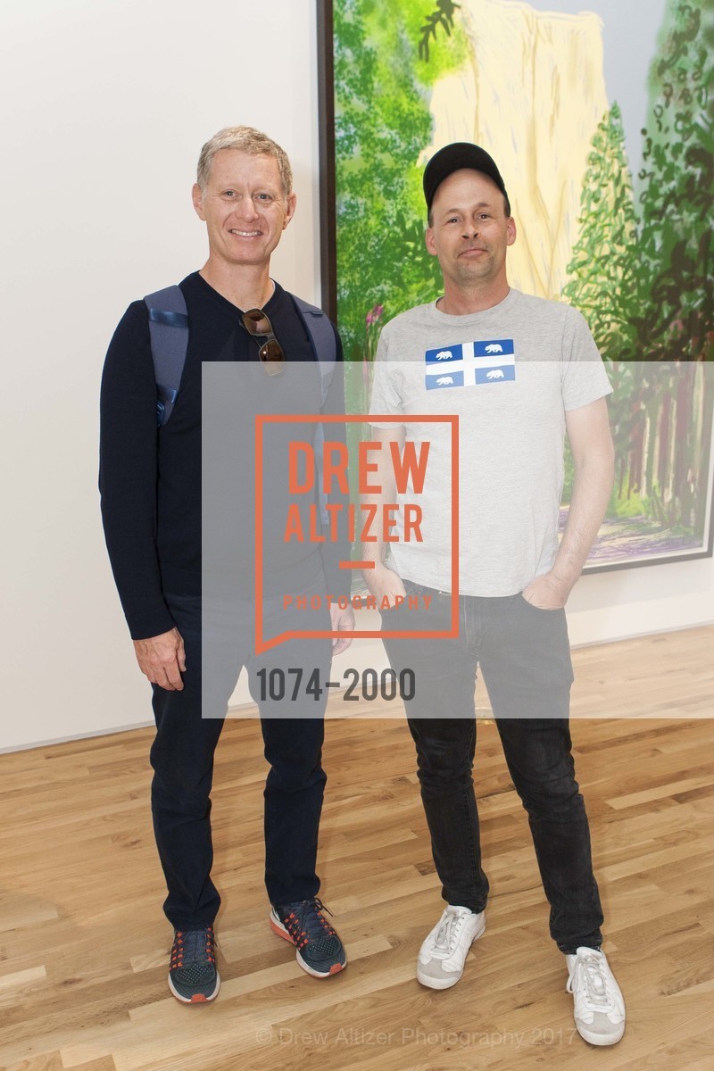 Matt Nuss, Aaron Nuss, David Hockney Opening at Gallery Pace Palo Alto, Pace Gallery, March 29th, 2017, Photo #1074-2000 Matt Nuss, Aaron Nuss, Photo #1074-2000