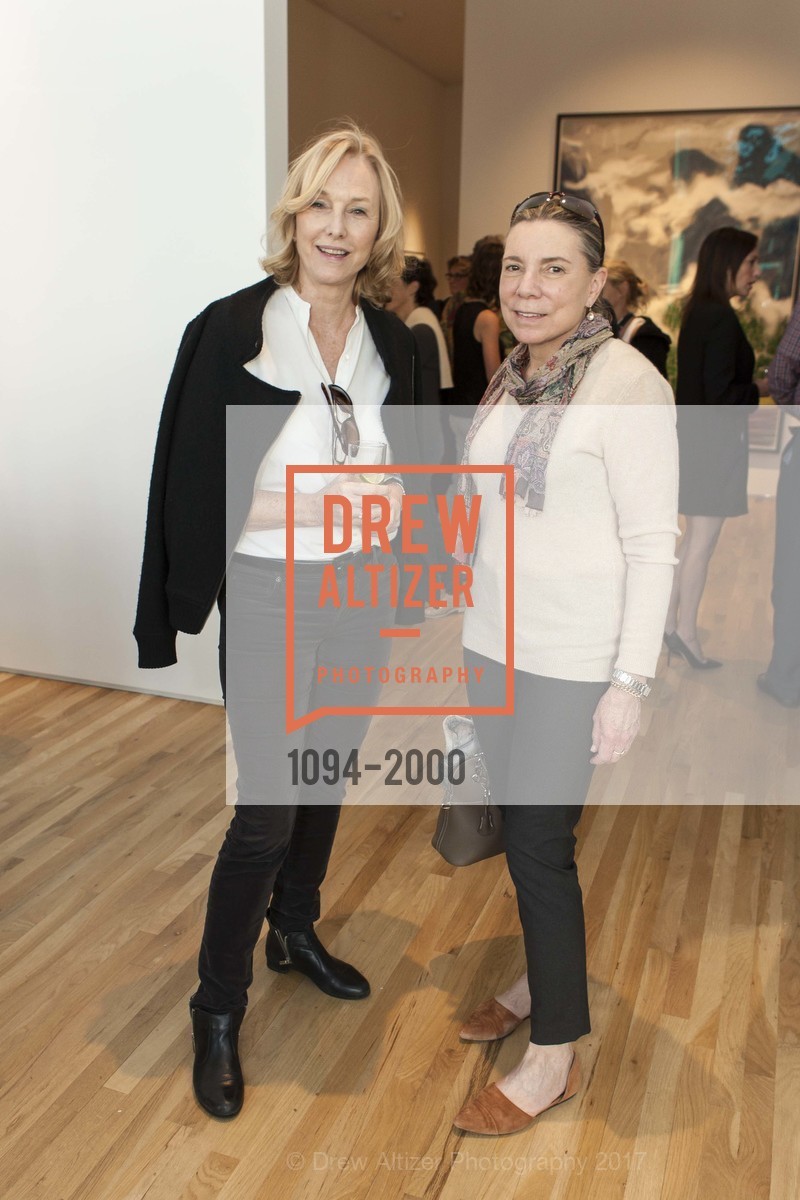 Linda Fenney, Gretchen Frank, David Hockney Opening at Gallery Pace Palo Alto, Pace Gallery, March 29th, 2017, Photo #1094-2000 Linda Fenney, Gretchen Frank, Photo #1094-2000
