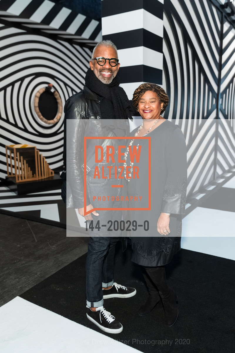 Tony Coles, Robyn Coles, FOG Design+Art Preview Gala 2020, Fort Mason Festival Pavilion, January 15th, 2020, Photo #144-20029-0 Tony Coles, Robyn Coles, Photo #144-20029-0