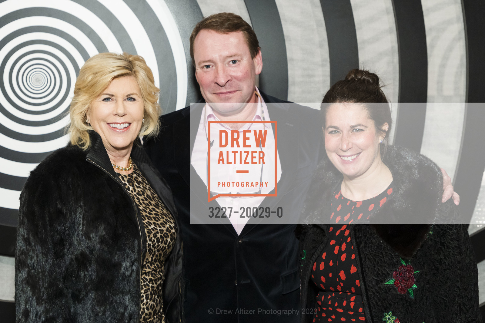 Putter Pence, Joshua Haldeman, Jennifer Gold, FOG Design+Art Preview Gala 2020, Fort Mason Festival Pavilion, January 15th, 2020, Photo #3227-20029-0 Putter Pence, Joshua Haldeman, Jennifer Gold, Photo #3227-20029-0