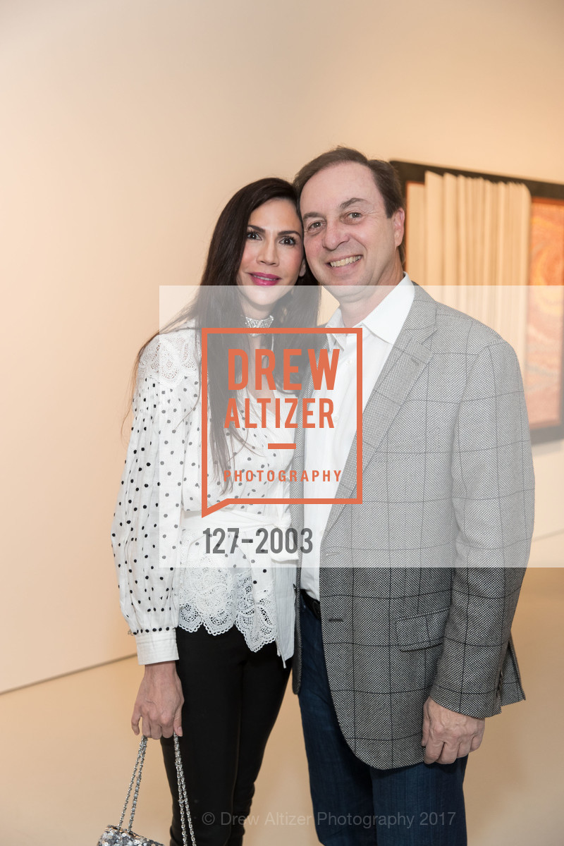 Nicole Curran, Joe Lacob, Ed Ruscha and Jonas Wood Opening Reception at Gagosian Gallery, Gagosian Gallery, March 30th, 2017, Photo #127-2003 Nicole Curran, Joe Lacob, Photo #127-2003