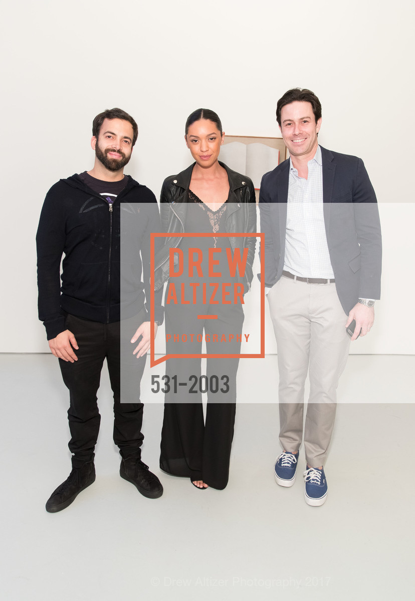 Anil Ranadive, Angela Williams, Ken Maxwell, Ed Ruscha and Jonas Wood Opening Reception at Gagosian Gallery, Gagosian Gallery, March 30th, 2017, Photo #531-2003 Anil Ranadive, Angela Williams, Ken Maxwell, Photo #531-2003