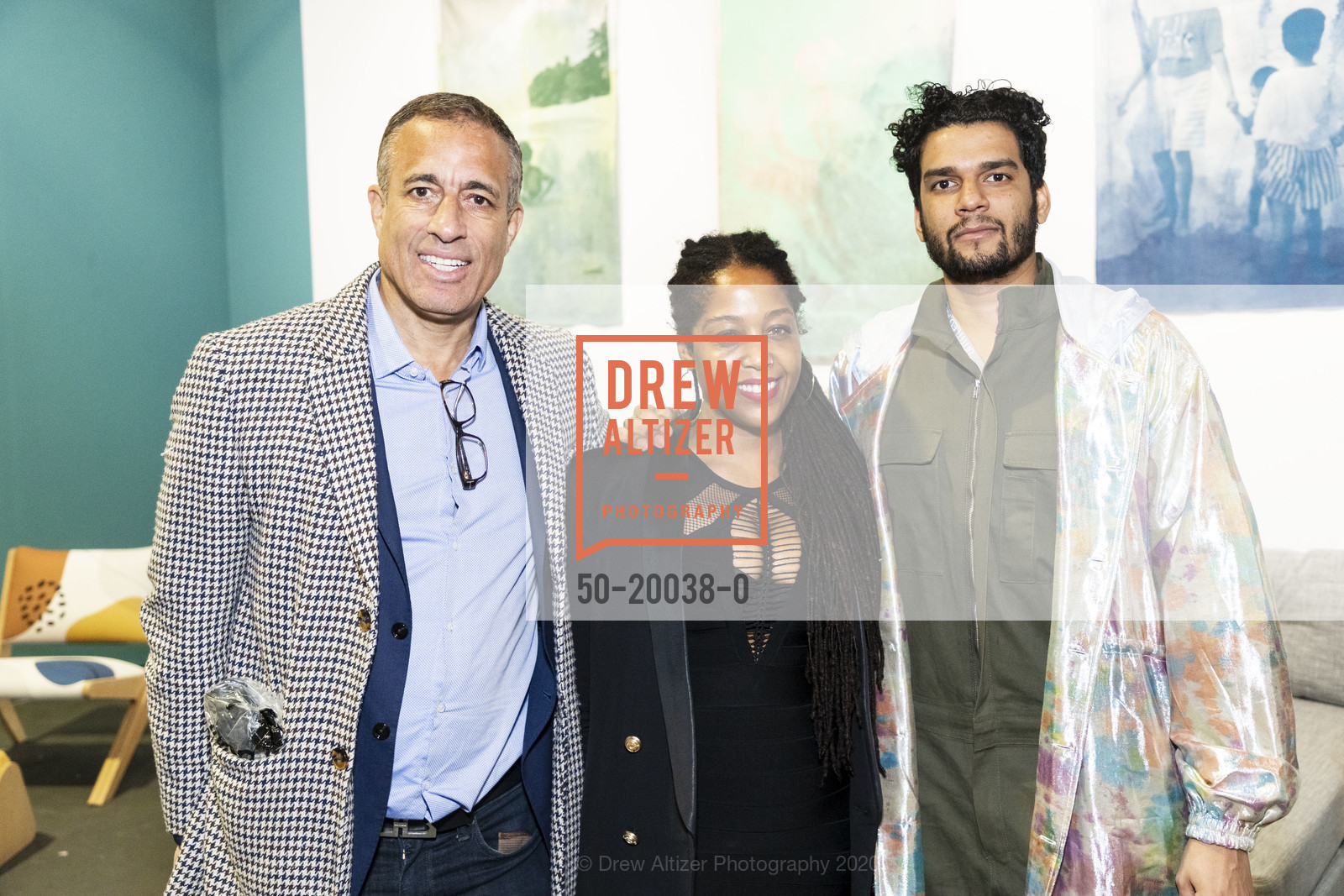 Jeff Green, Alaina Simone, Tahir Karmali, Untitled, Art San Francisco - Day One, Pier 35, January 16th, 2020, Photo #50-20038-0 Jeff Green, Alaina Simone, Tahir Karmali, Photo #50-20038-0